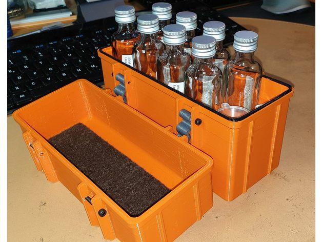 Whisky Sample Box including TPU Seal "Driver's kit" 3d model