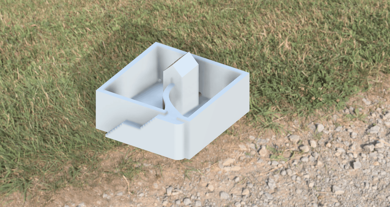 Zen Garden Planter With House / 2 Versions 3d model