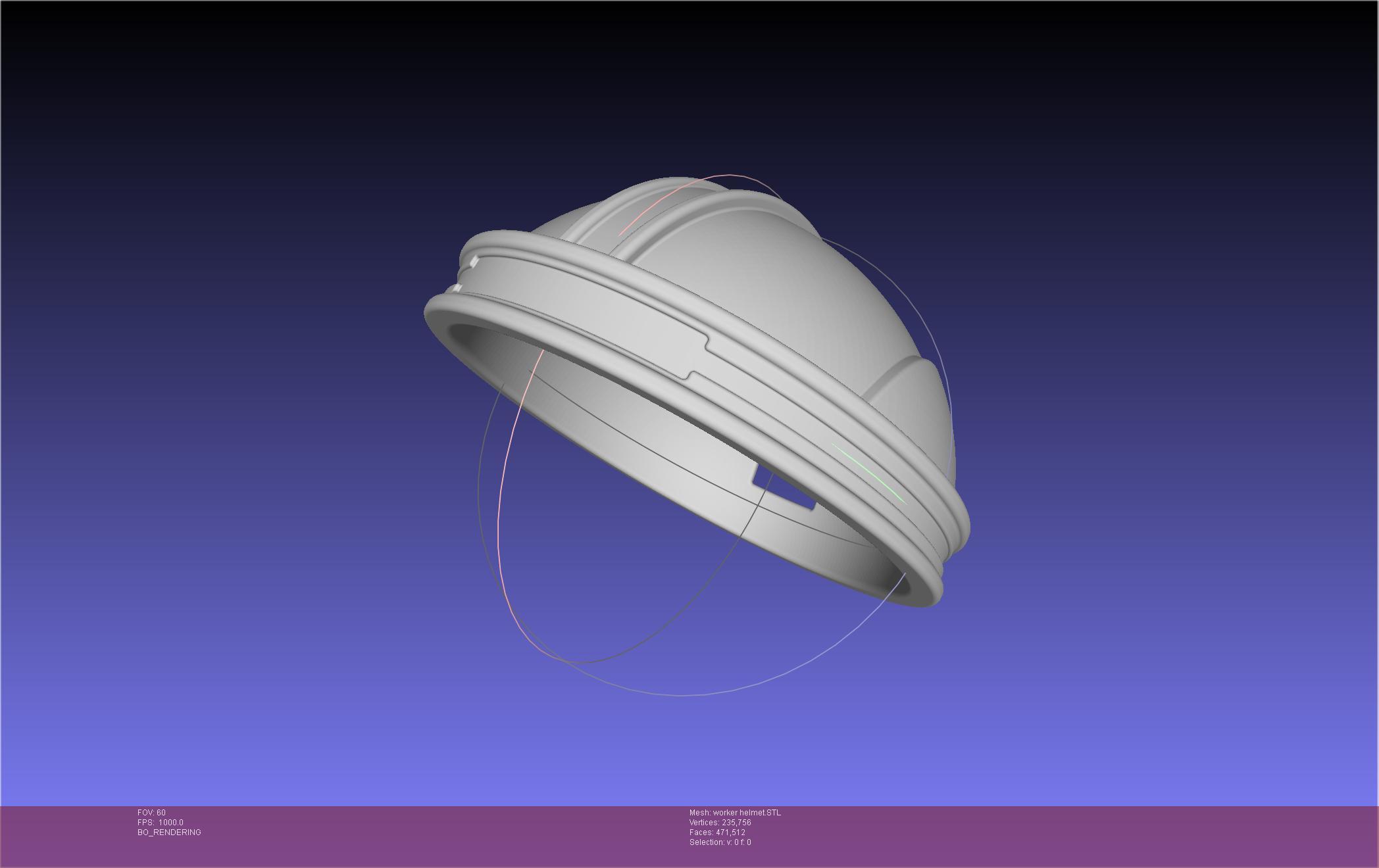 Murder Drones Worker Helmet 3d model