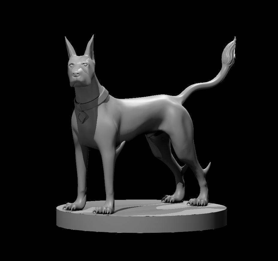 Blink Dog - Blink Dog - 3d model render - D&D - 3d model