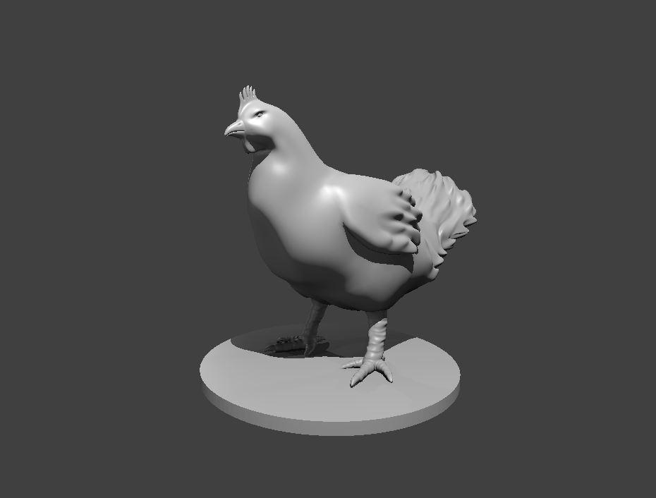 Giant Chicken - Giant Chicken - 3d model render - D&D - 3d model