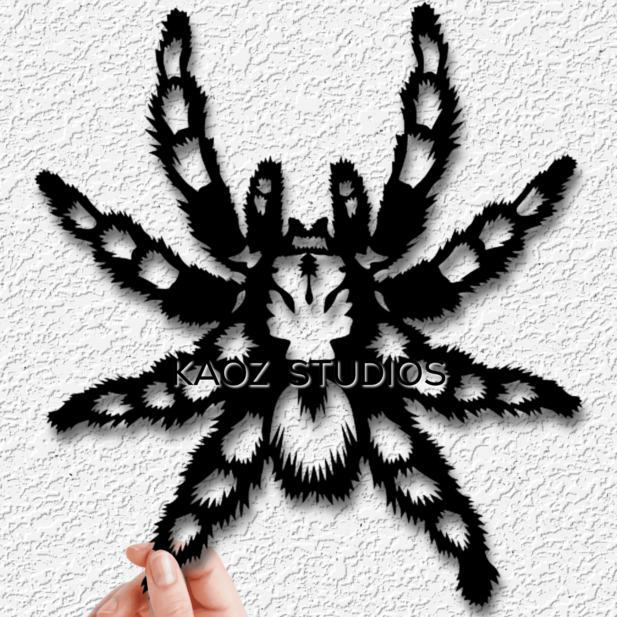 tarantula wall art spider wall decor arachnid decoration 3d model