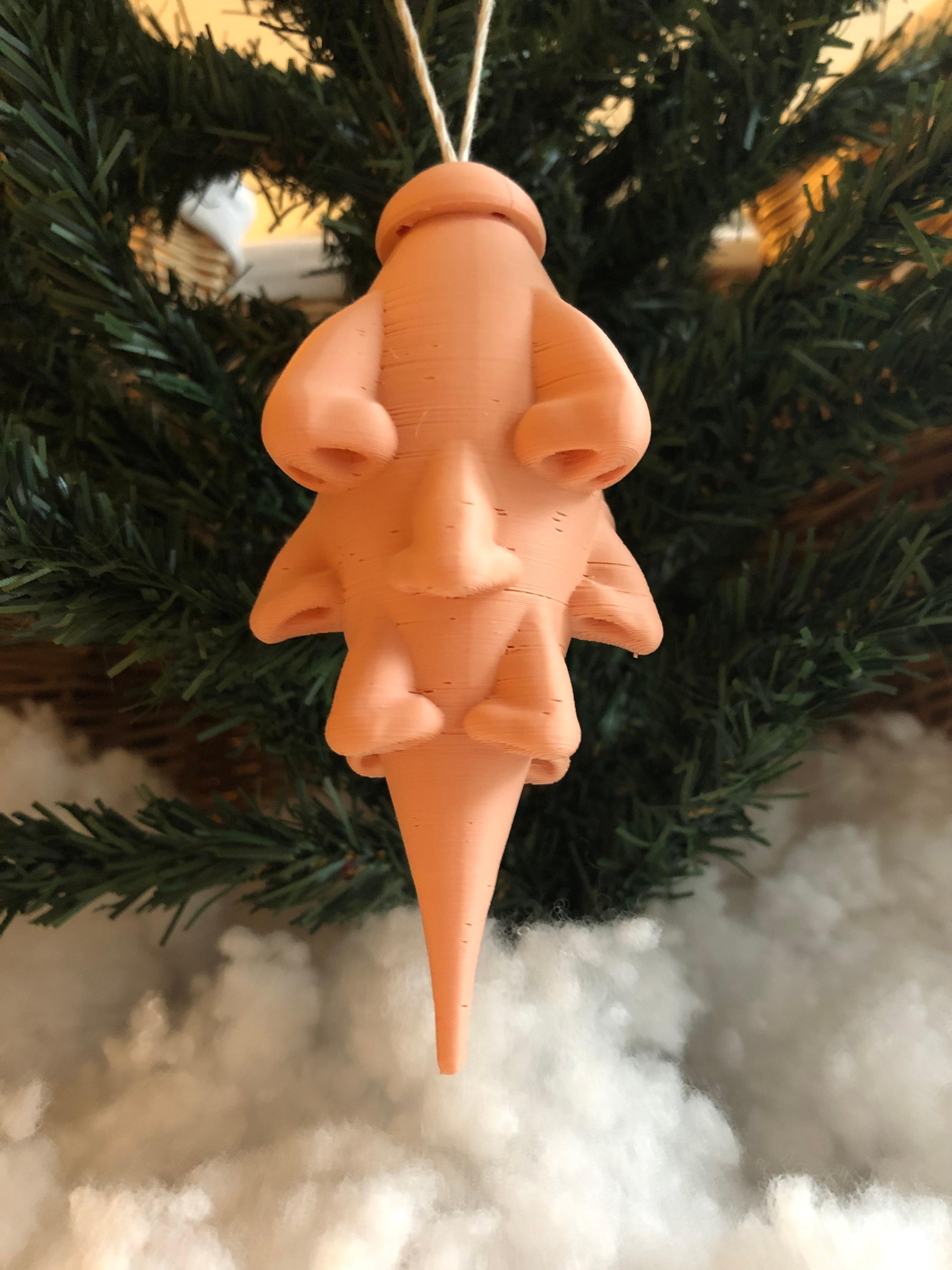Nosey Ornament 3d model