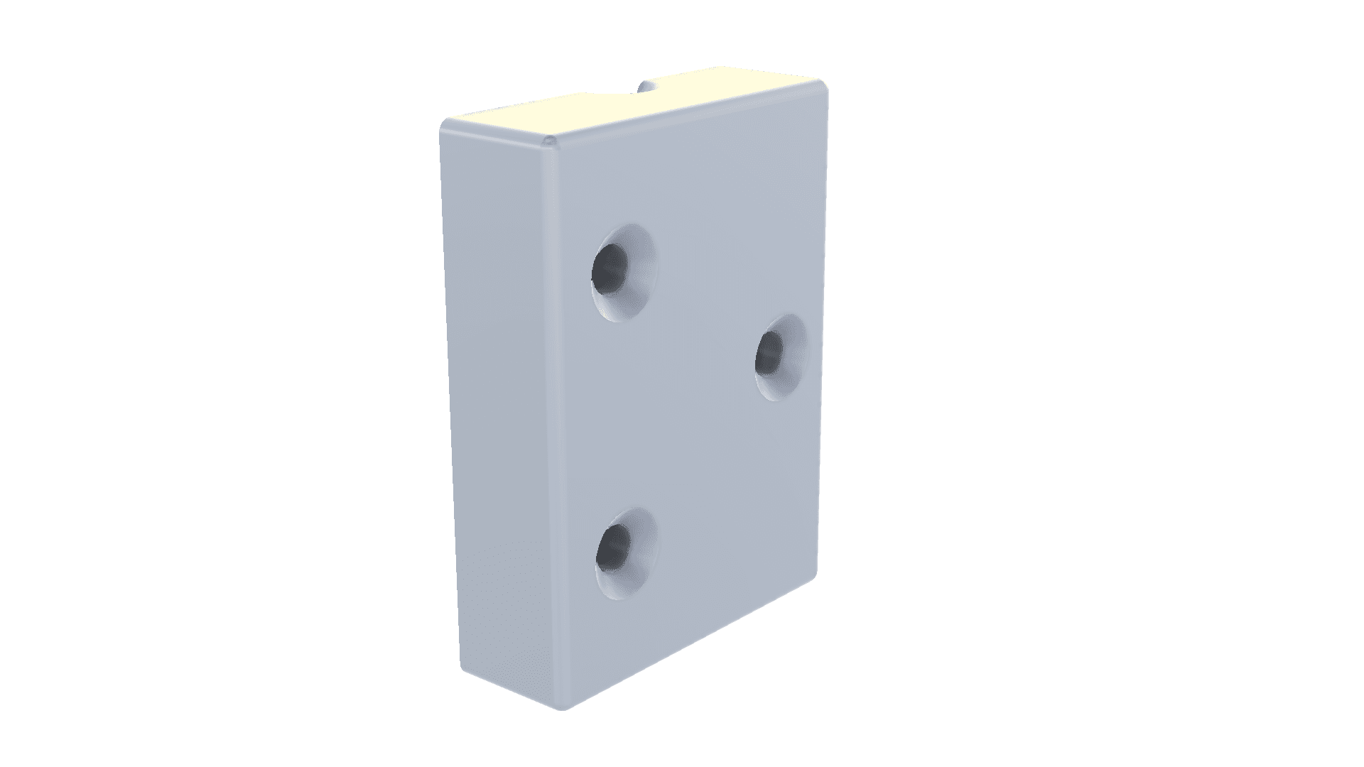 1/4 " airline bracket 3d model