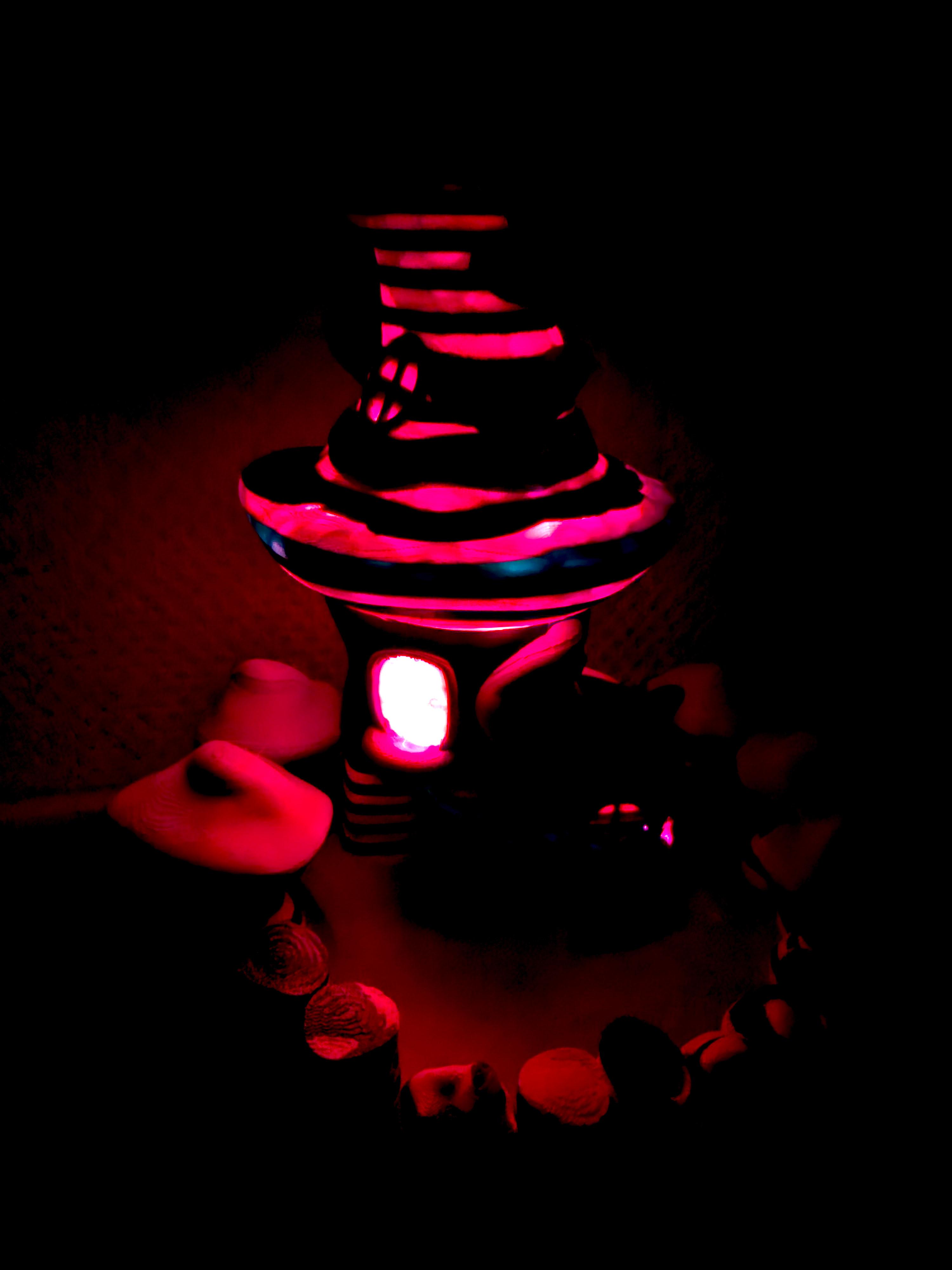 Witches Shoe Dicetower and LED display *Personal Use* 3d model