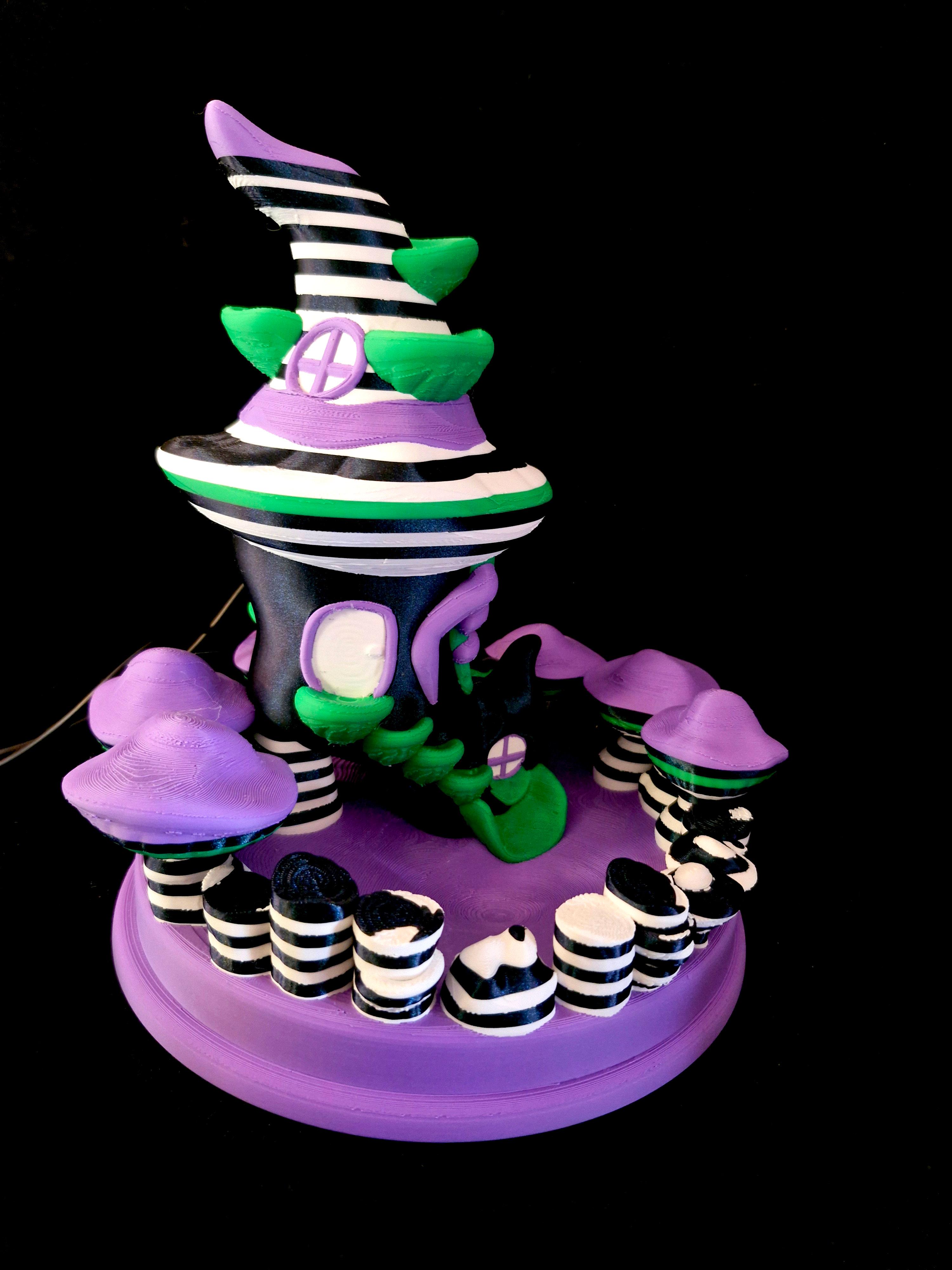 Witches Shoe Dicetower and LED display *Personal Use* 3d model