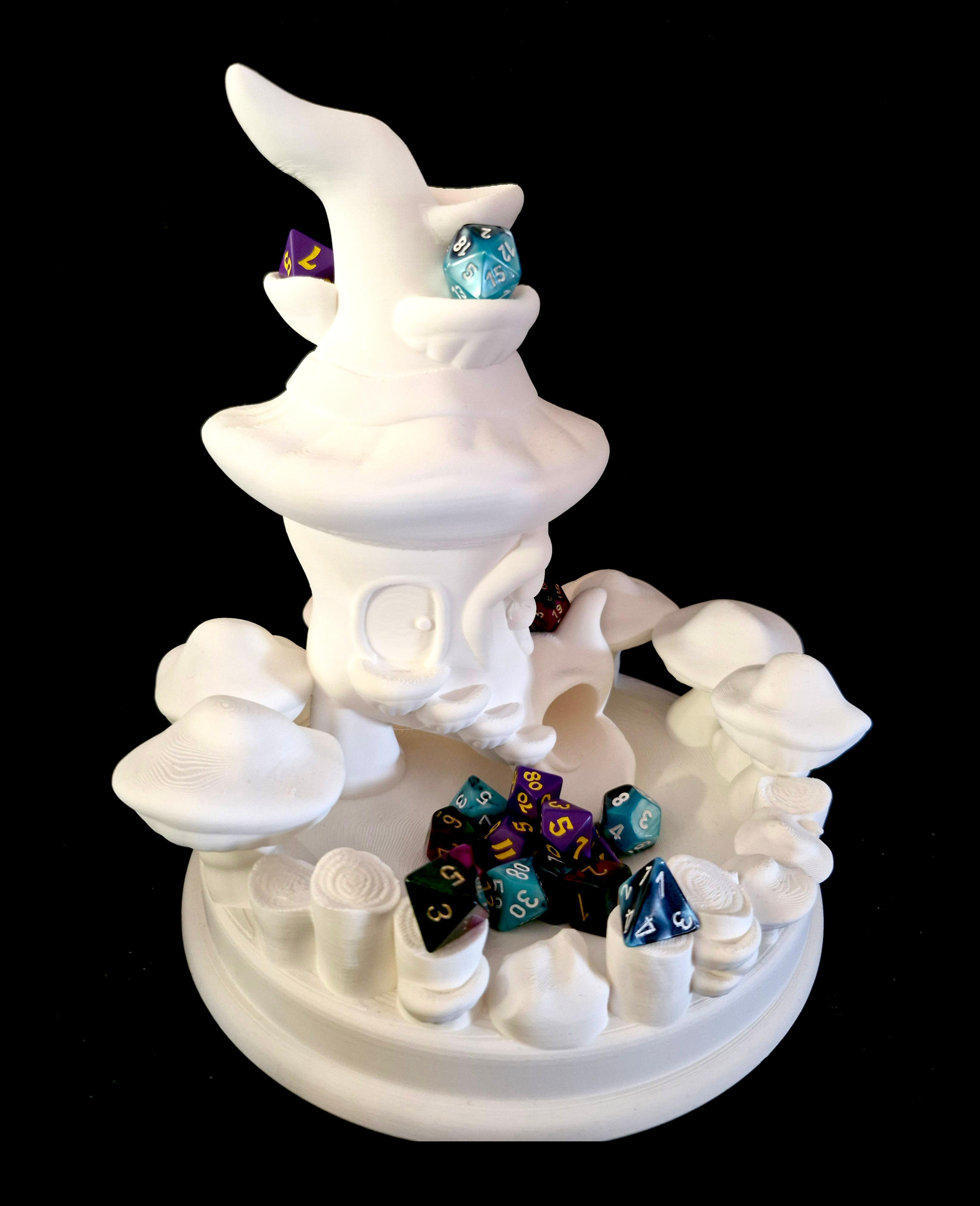 Witches Shoe Dicetower and LED display *Personal Use* 3d model