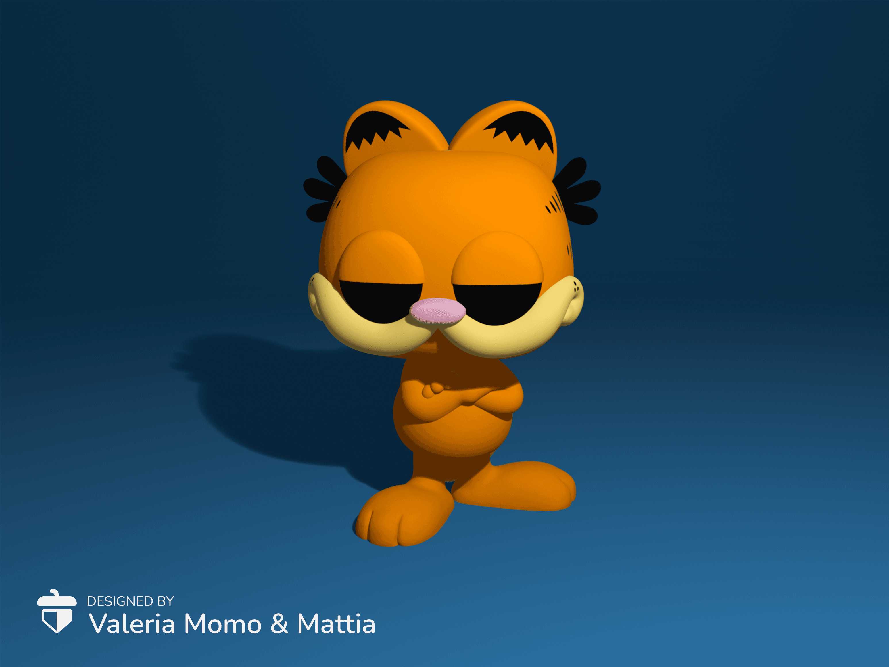 Garfield Funko Pop Bobblehead 3d model