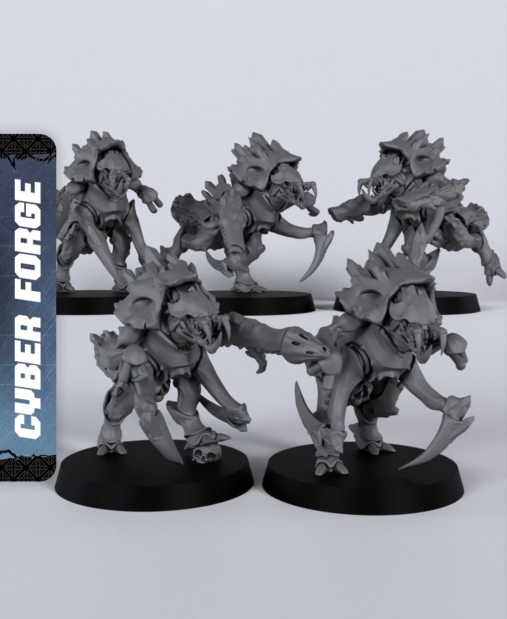 Teralisks - With Free Cyberpunk Warhammer - 40k Sci-Fi Gift Ideas for RPG and Wargamers 3d model