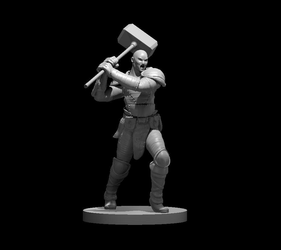 Goliath Barbarian Maul - Goliath Barbarian Maul - 3d model render - D&D - 3d model