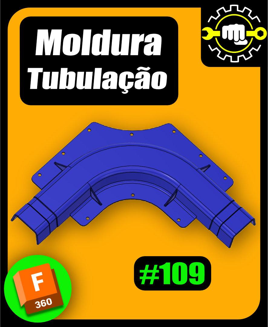 #109 Moldura Tubulação | Fusion | Projeto Raiz 3d model