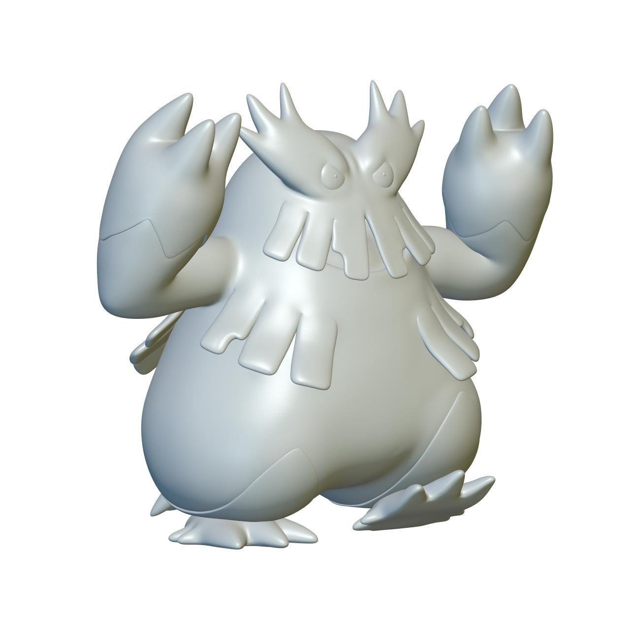 Pokemon Abomasnow #460 - Optimized for 3D Printing 3d model