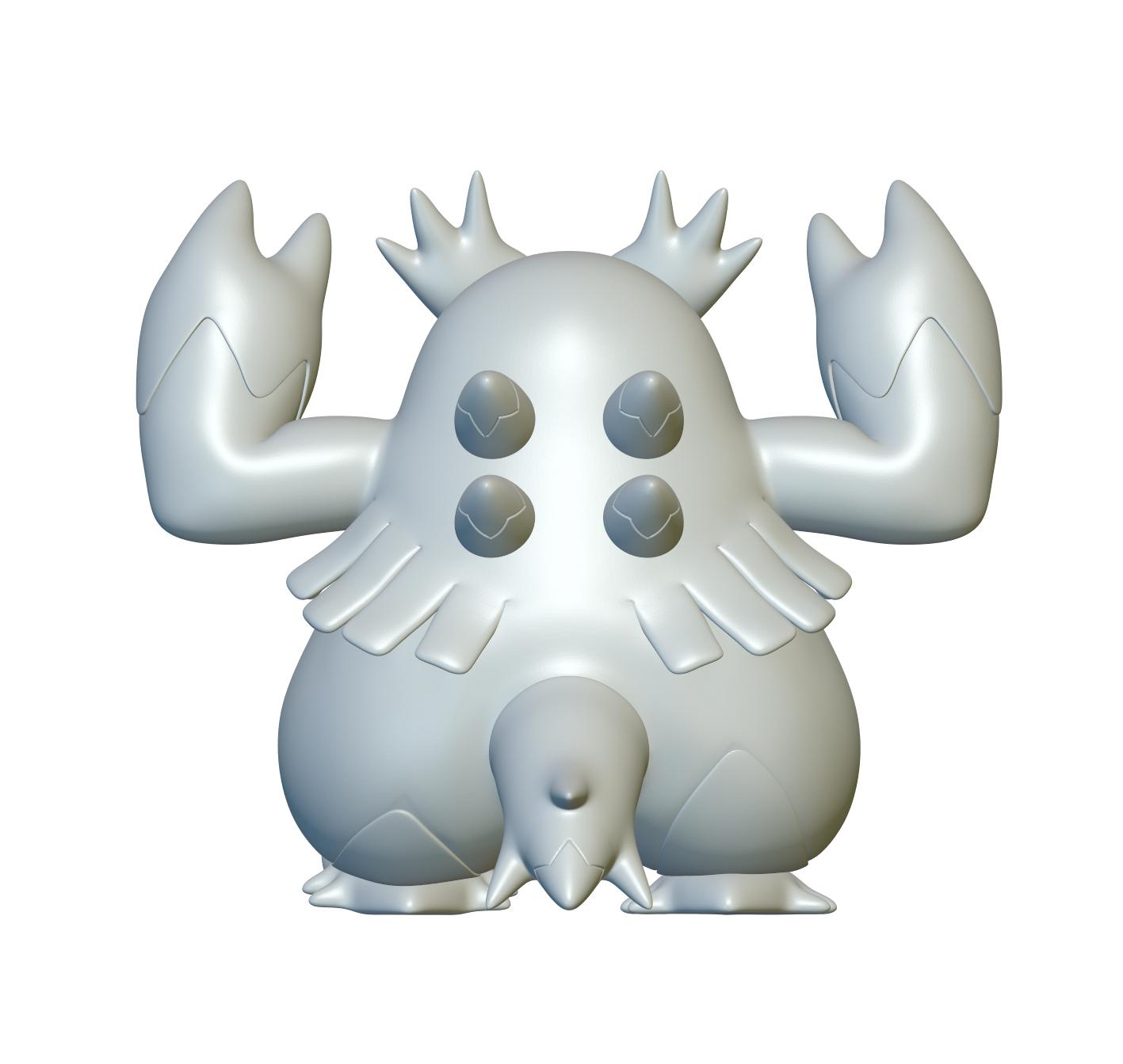 Pokemon Abomasnow #460 - Optimized for 3D Printing 3d model