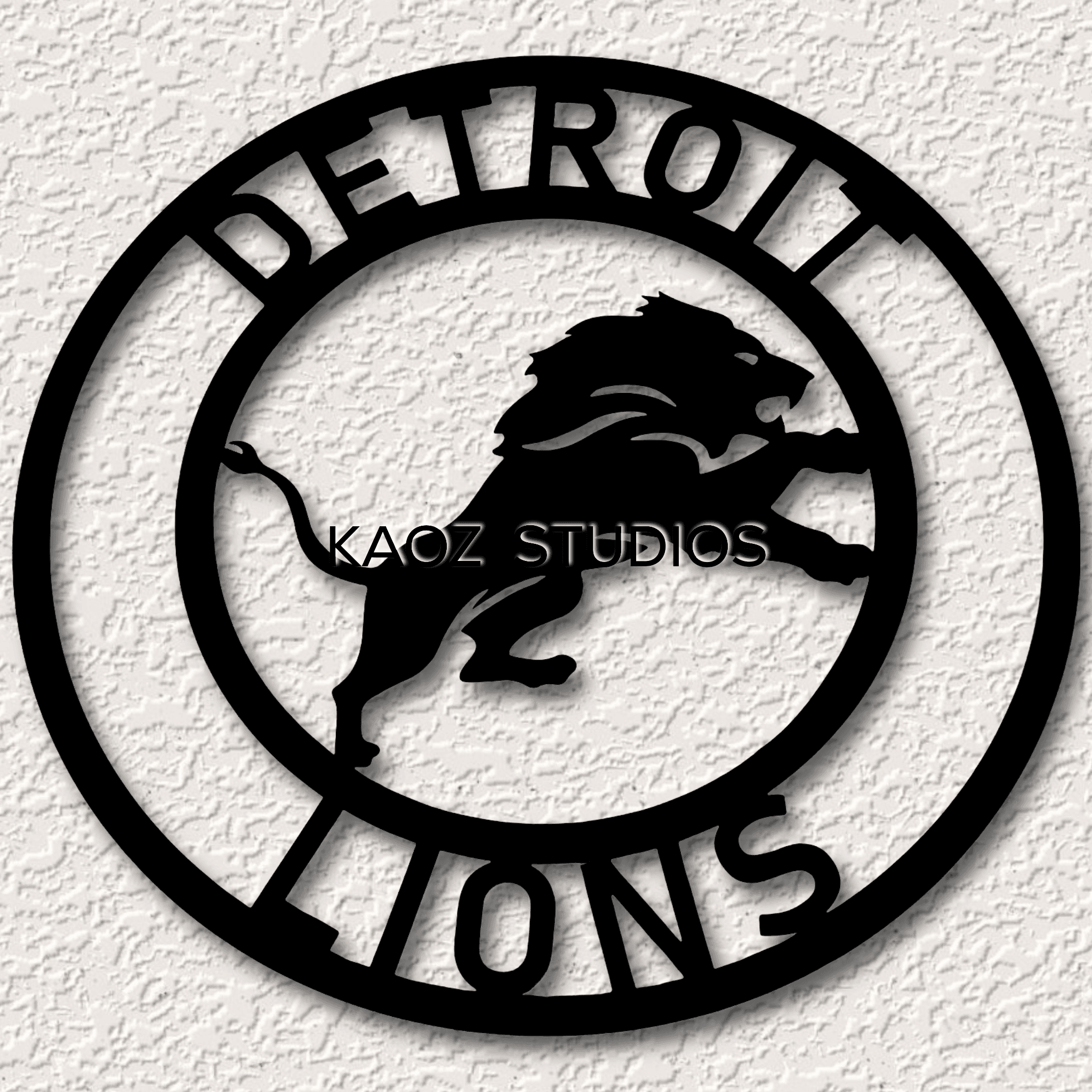 detroit lions wall art 2024 superbowl wall decor football decoration 3d model
