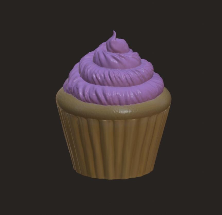 1 Year Printiversary! Cupcake 3d model