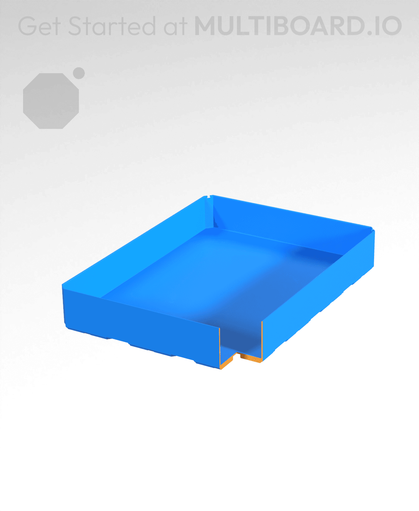 3x4x0.75 - Bin - Multibin Insert 3d model