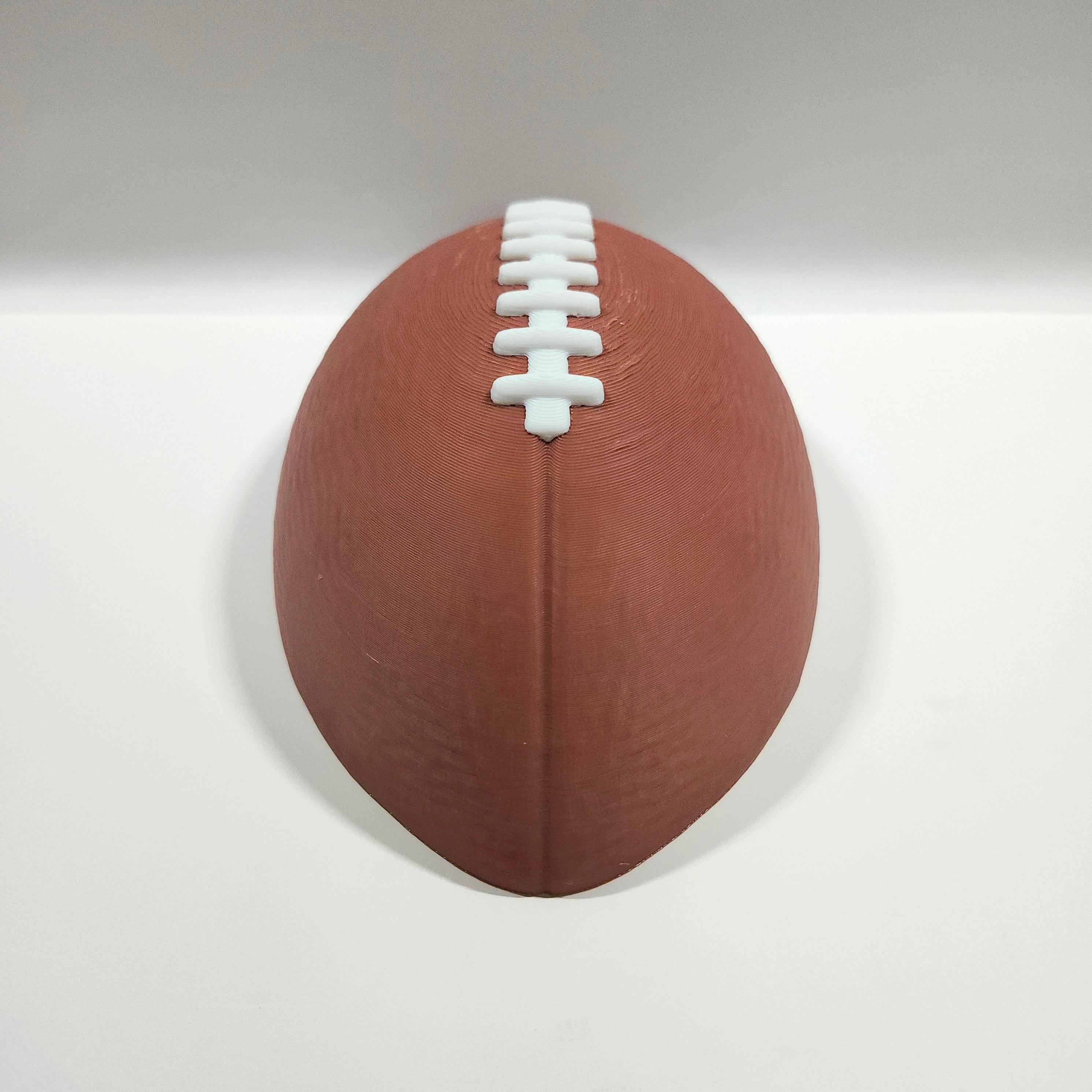 Decorative Hanging Lifesize American Football Half v2 Pop-Out 3D Art :: WALL BALLZ 3d model
