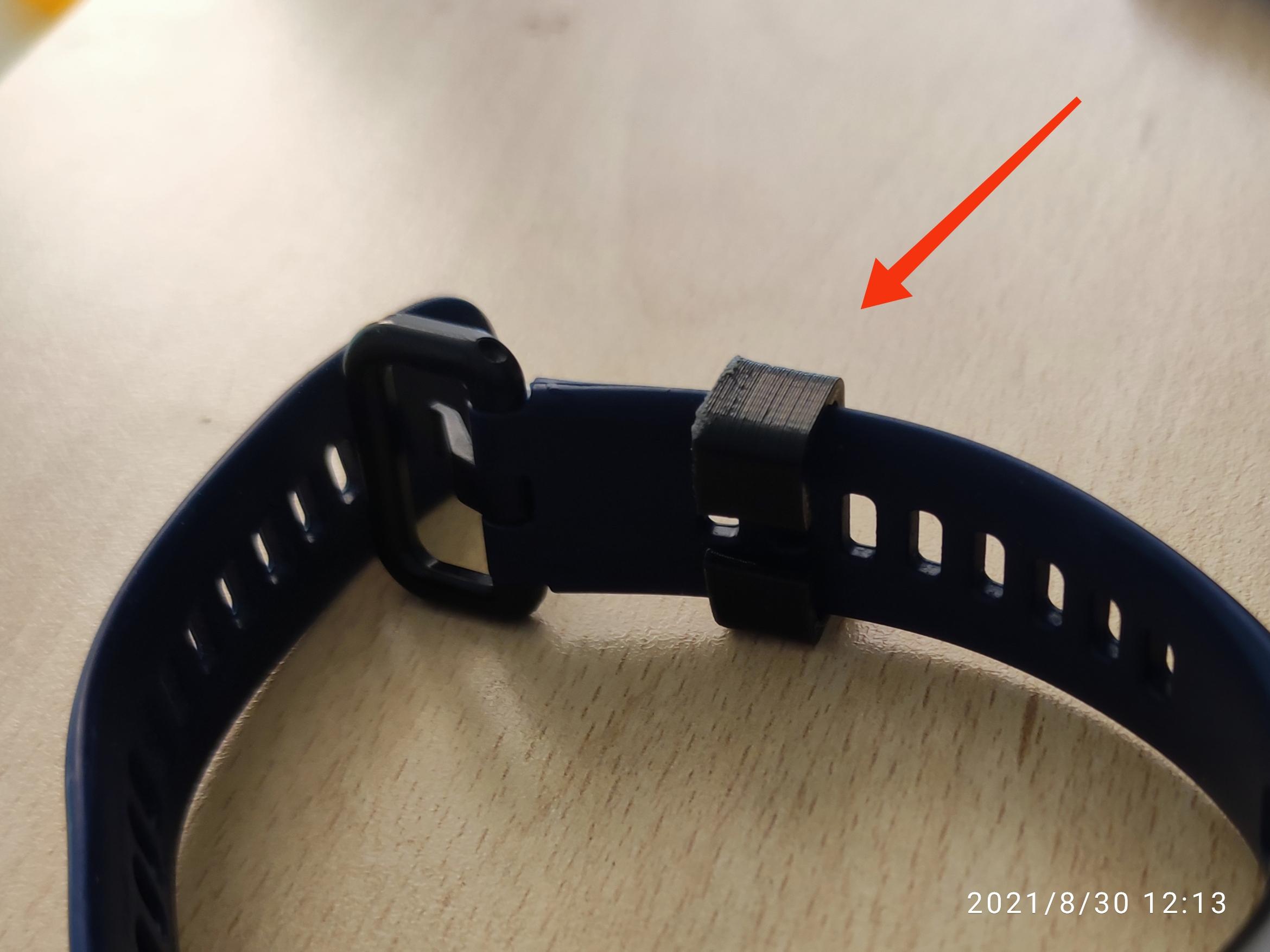 Smartband-Smartwatch Strap Clip-Holder Spare part 3d model