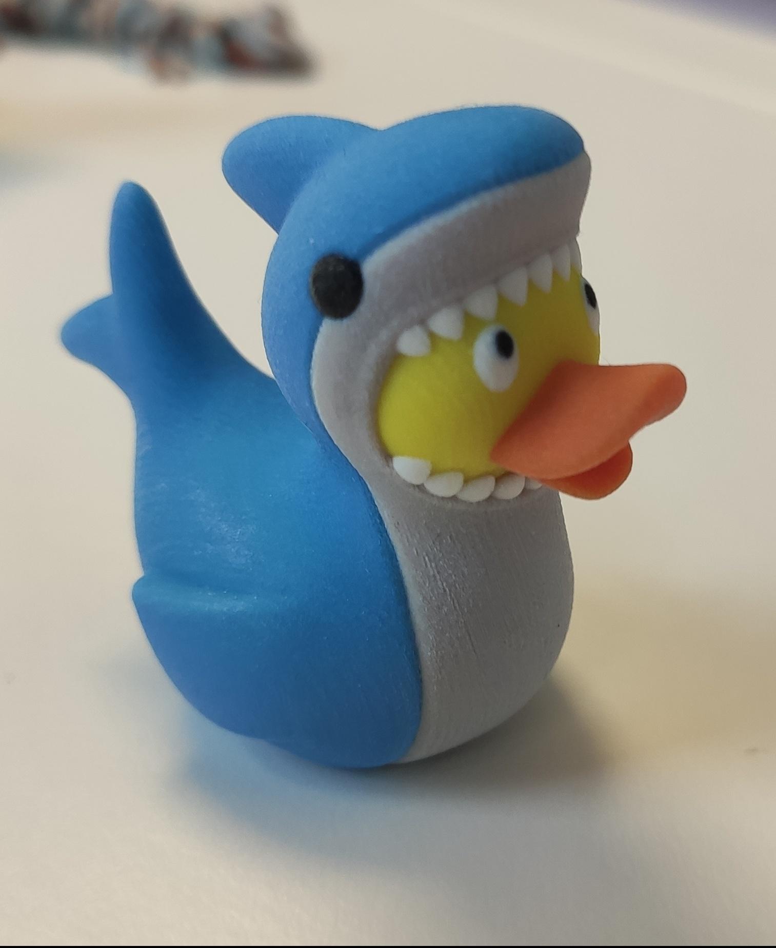 Shark -Rubber Duckie - Printed on Stratasys Polyjet - 3d model