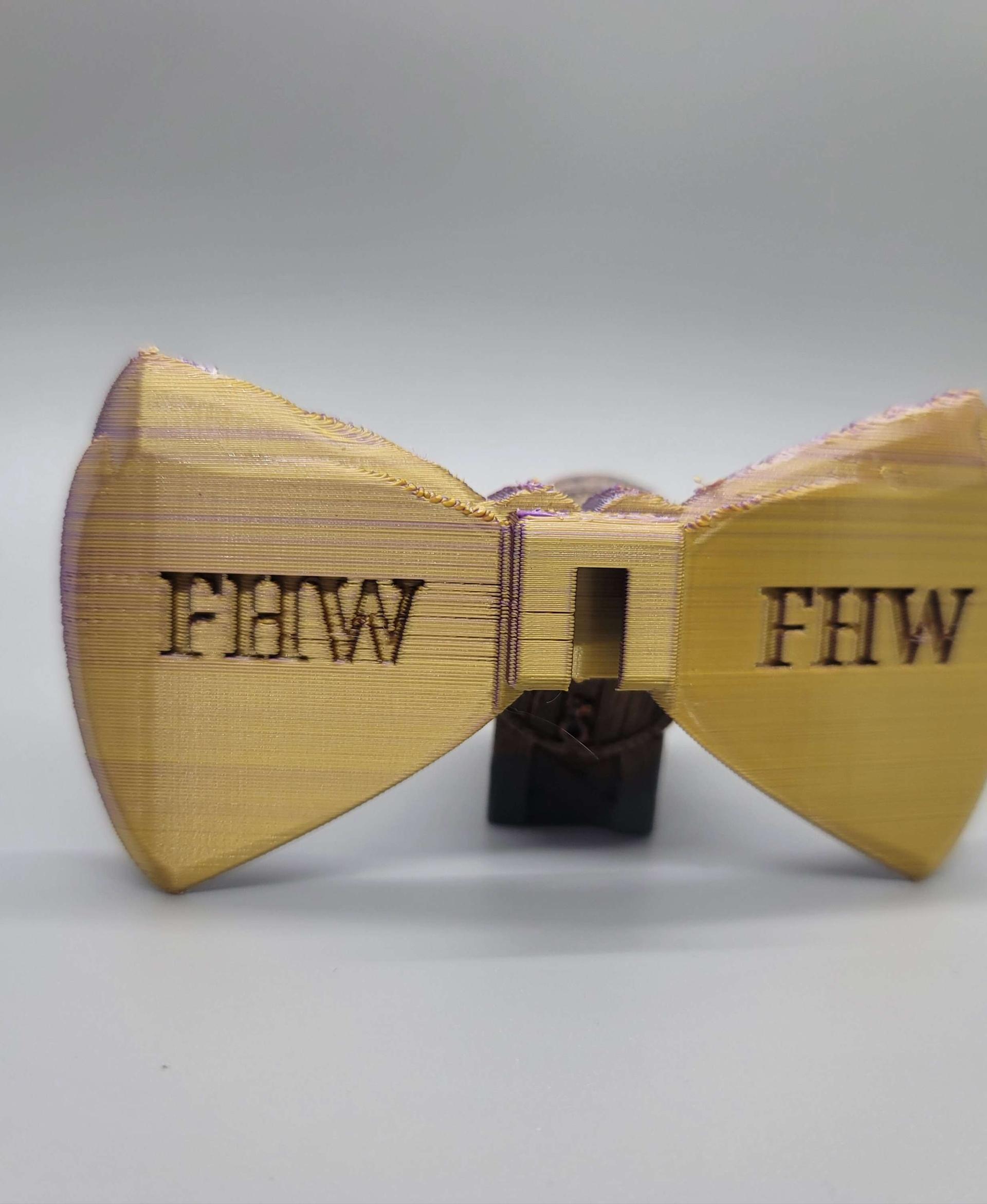 FHW: Heart bowtie Small Version 3d model