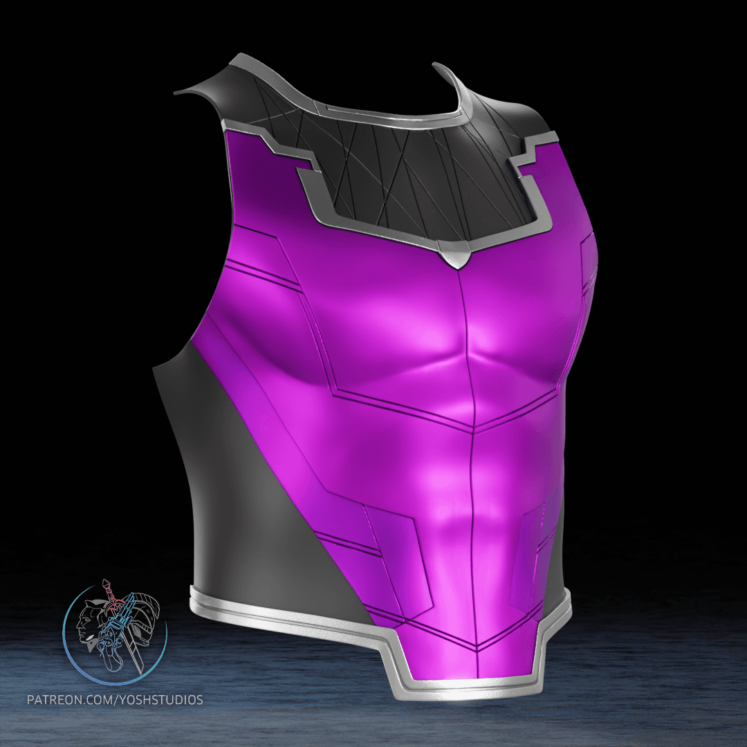 MCU Gambit Chest Armor 3D Print File STL 3d model