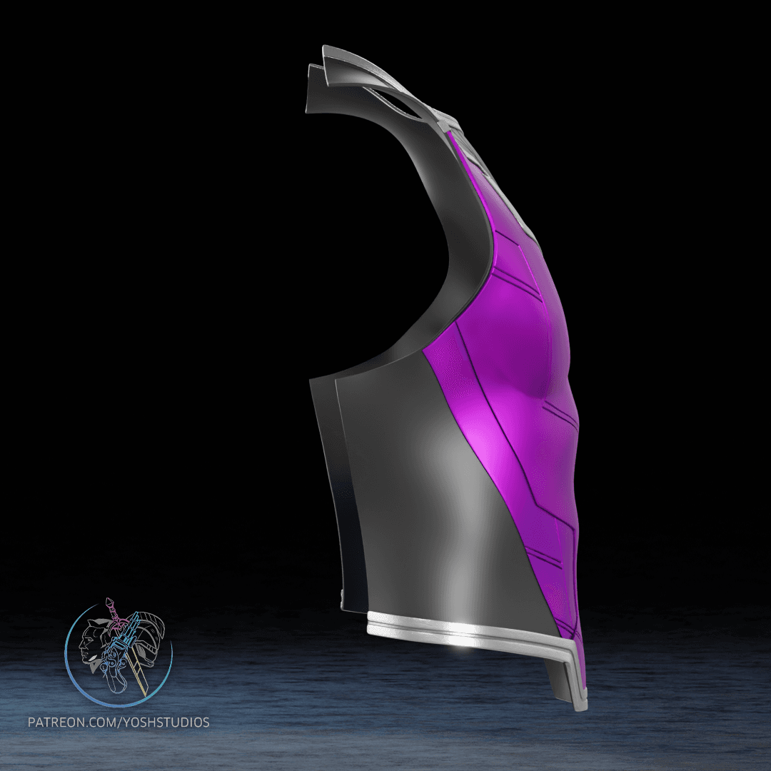 MCU Gambit Chest Armor 3D Print File STL 3d model