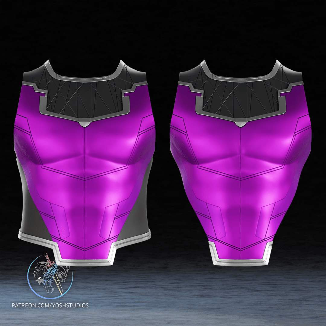 MCU Gambit Chest Armor 3D Print File STL 3d model