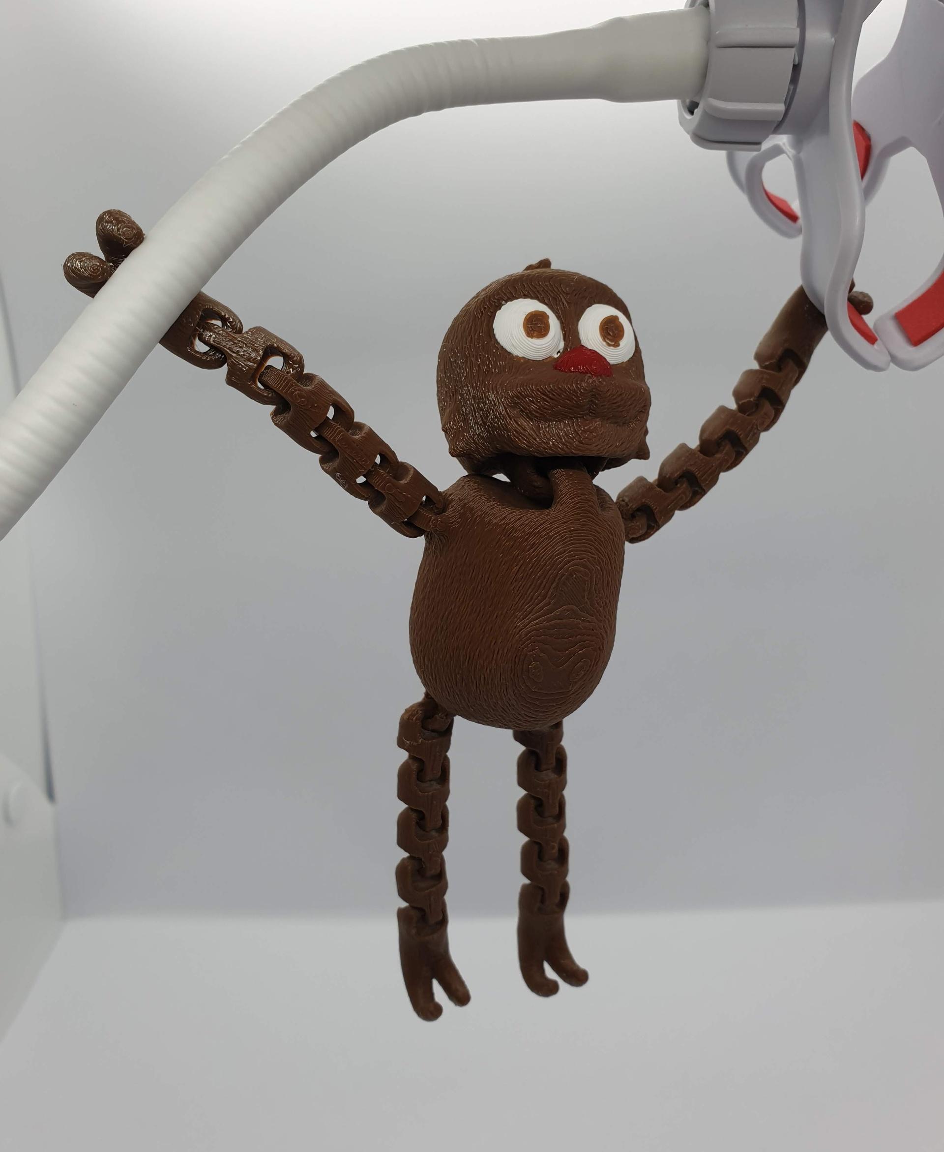 Cute Hanging Monkey 3d model
