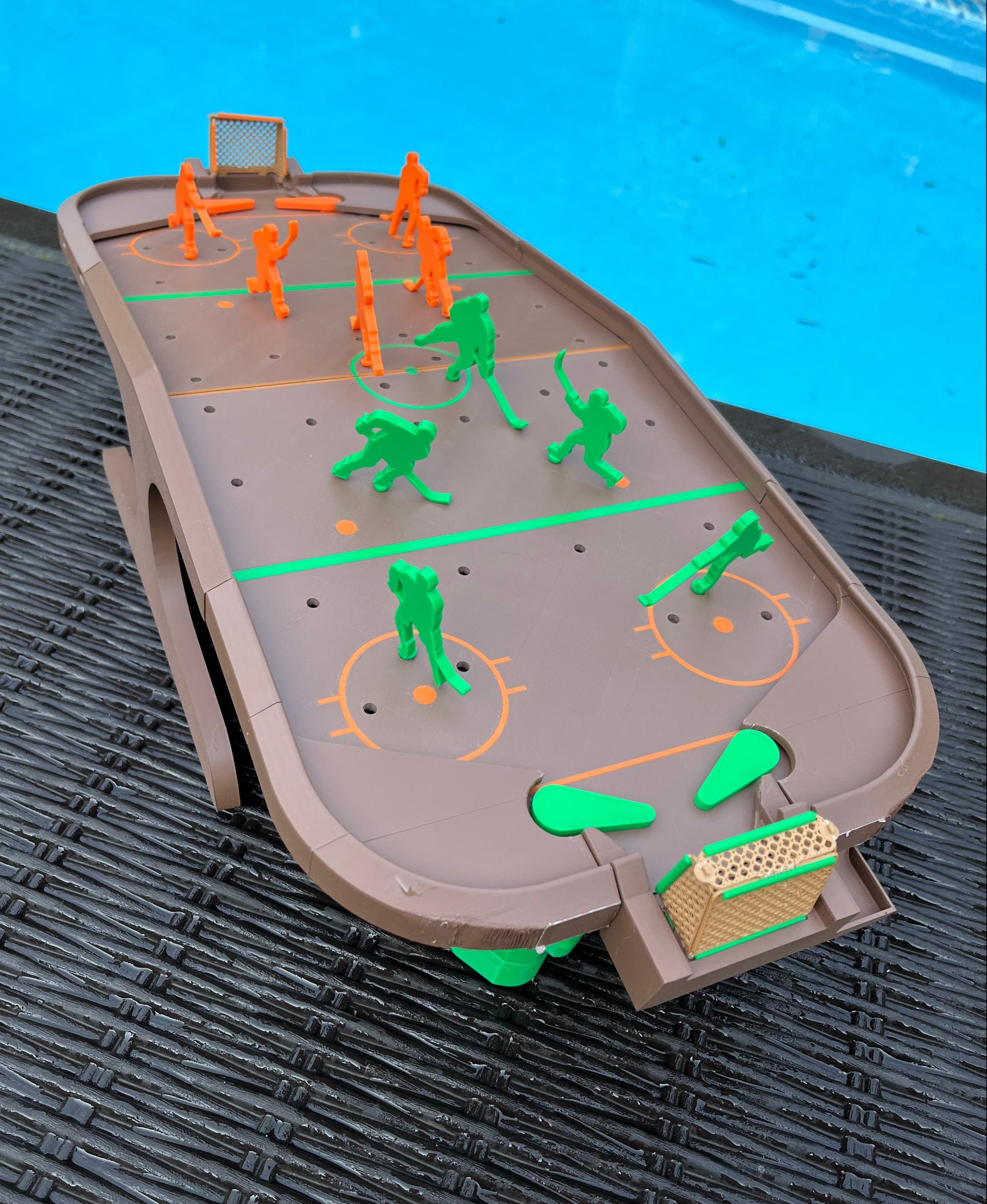 Desktop Hockey 3d model