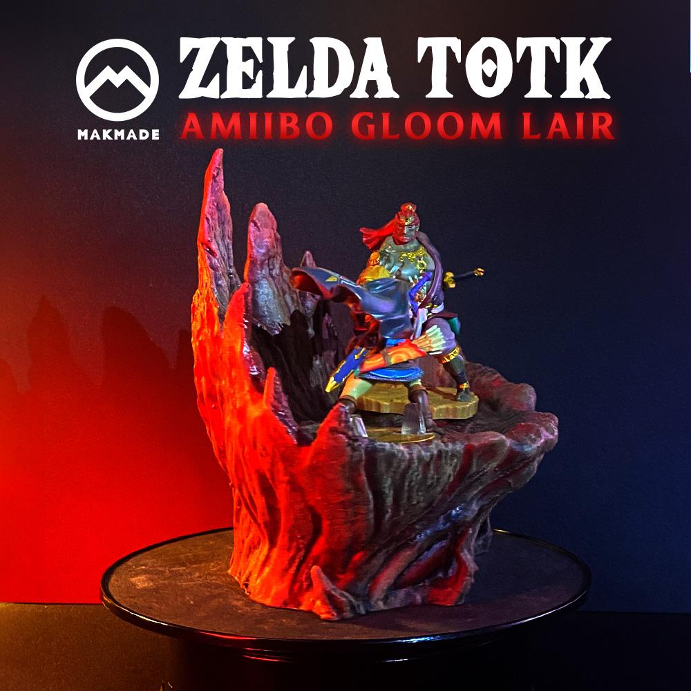 Zelda TOTK Gloom Lair, Amiibo Display 3d model