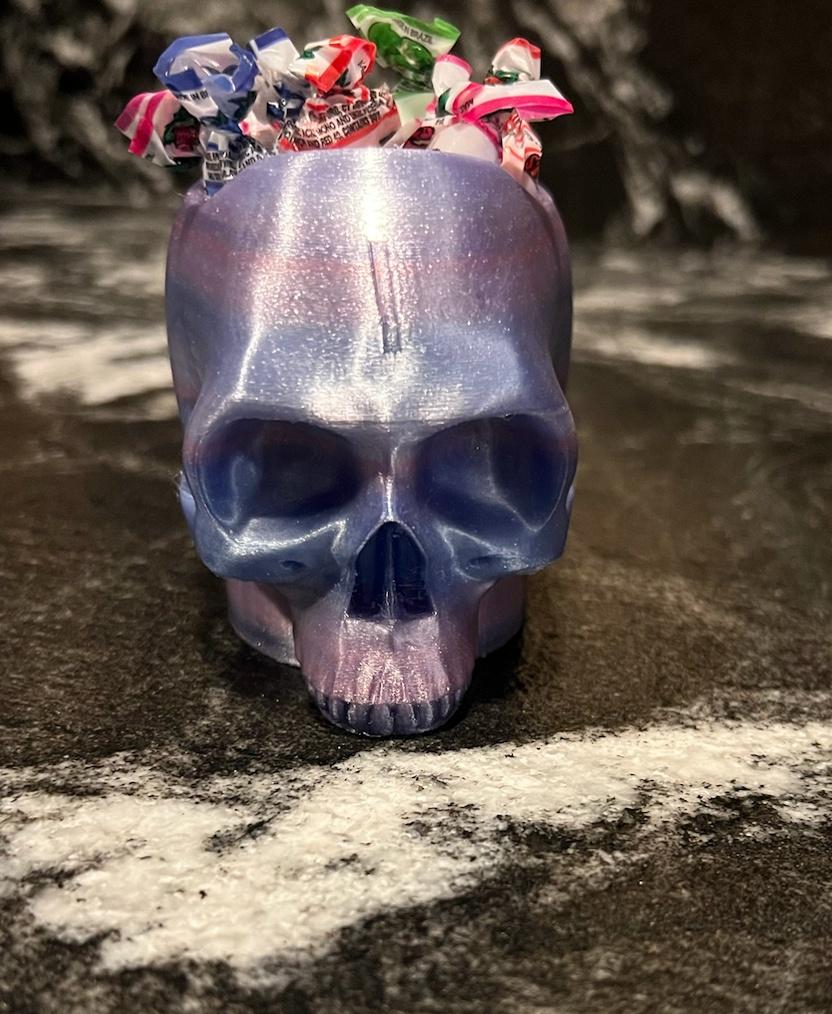 Skull Candy Bowl - Skull Candy Bowl by thelightspd. Printed in Protopasta nebula filament on the P1P. - 3d model