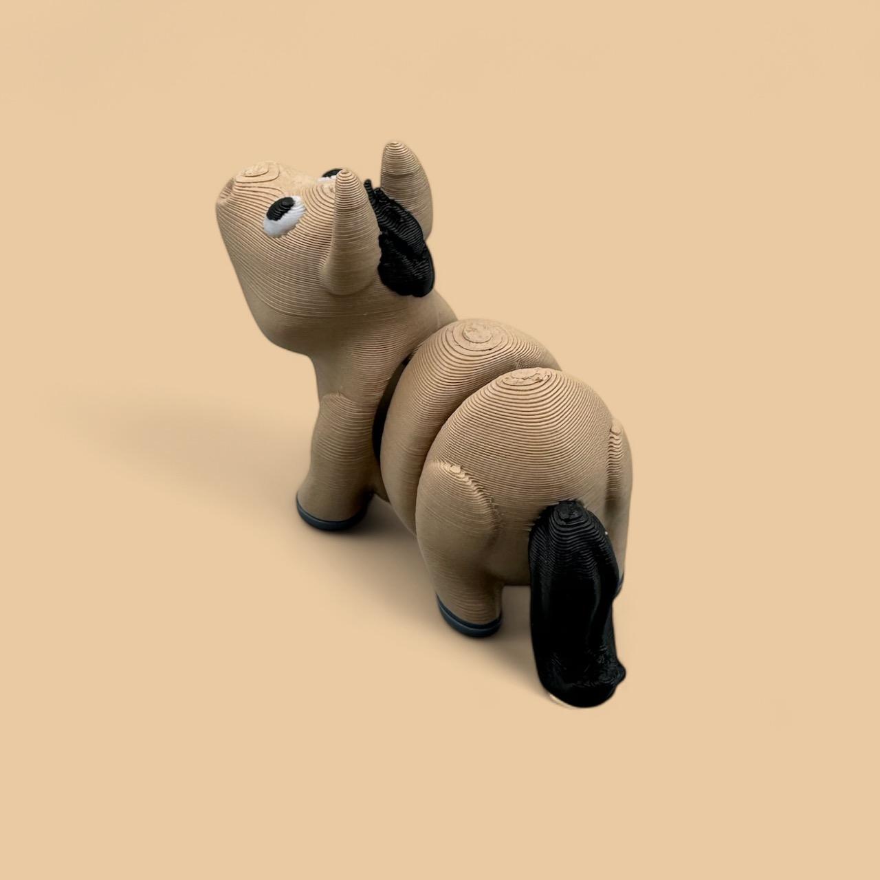 My Wiggle Pony - Articulating Flexy Horse - Pony Mini 3d model