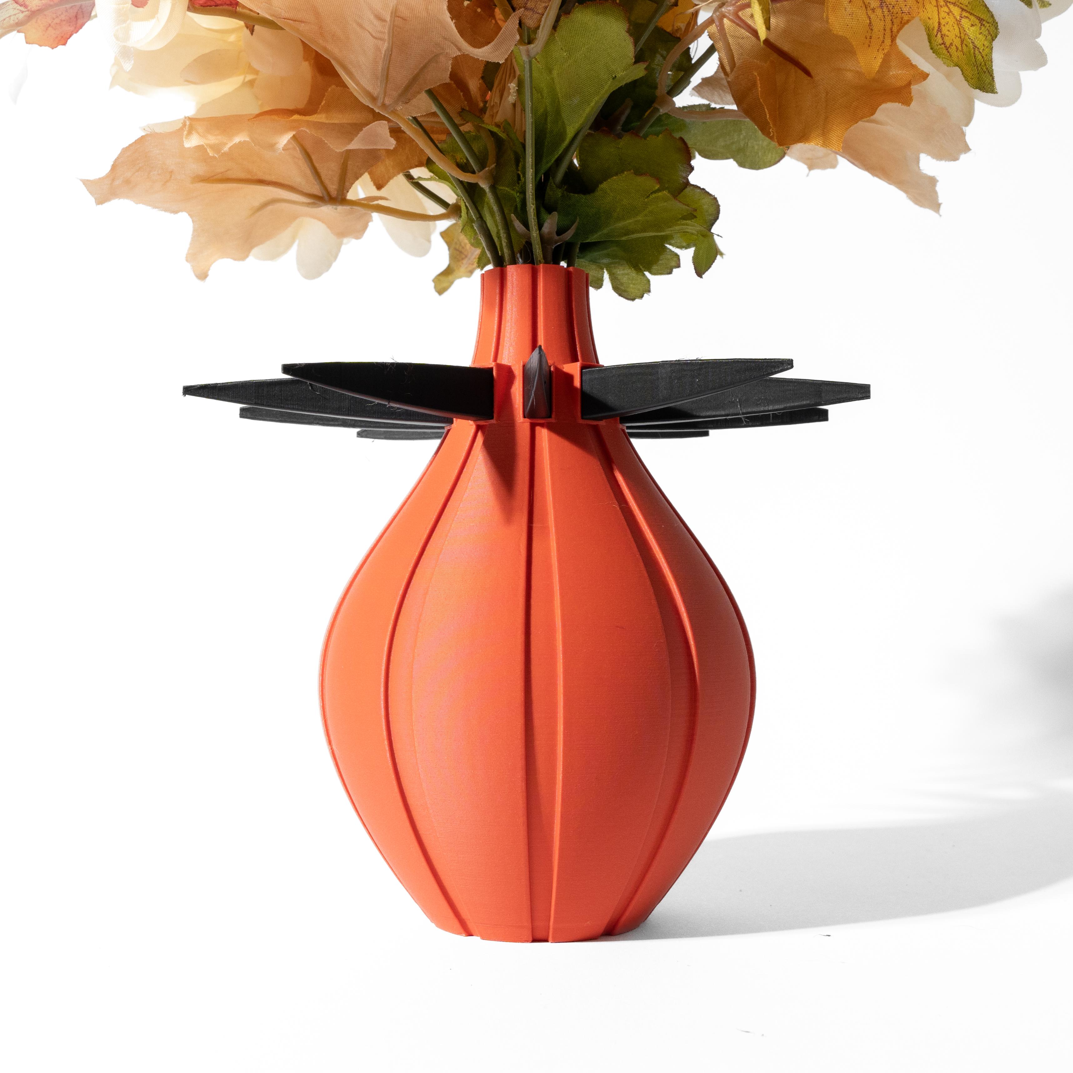 The Maven Vase, Modern and Unique Home Decor for Dried and Preserved Flower Arrangement  | STL File 3d model