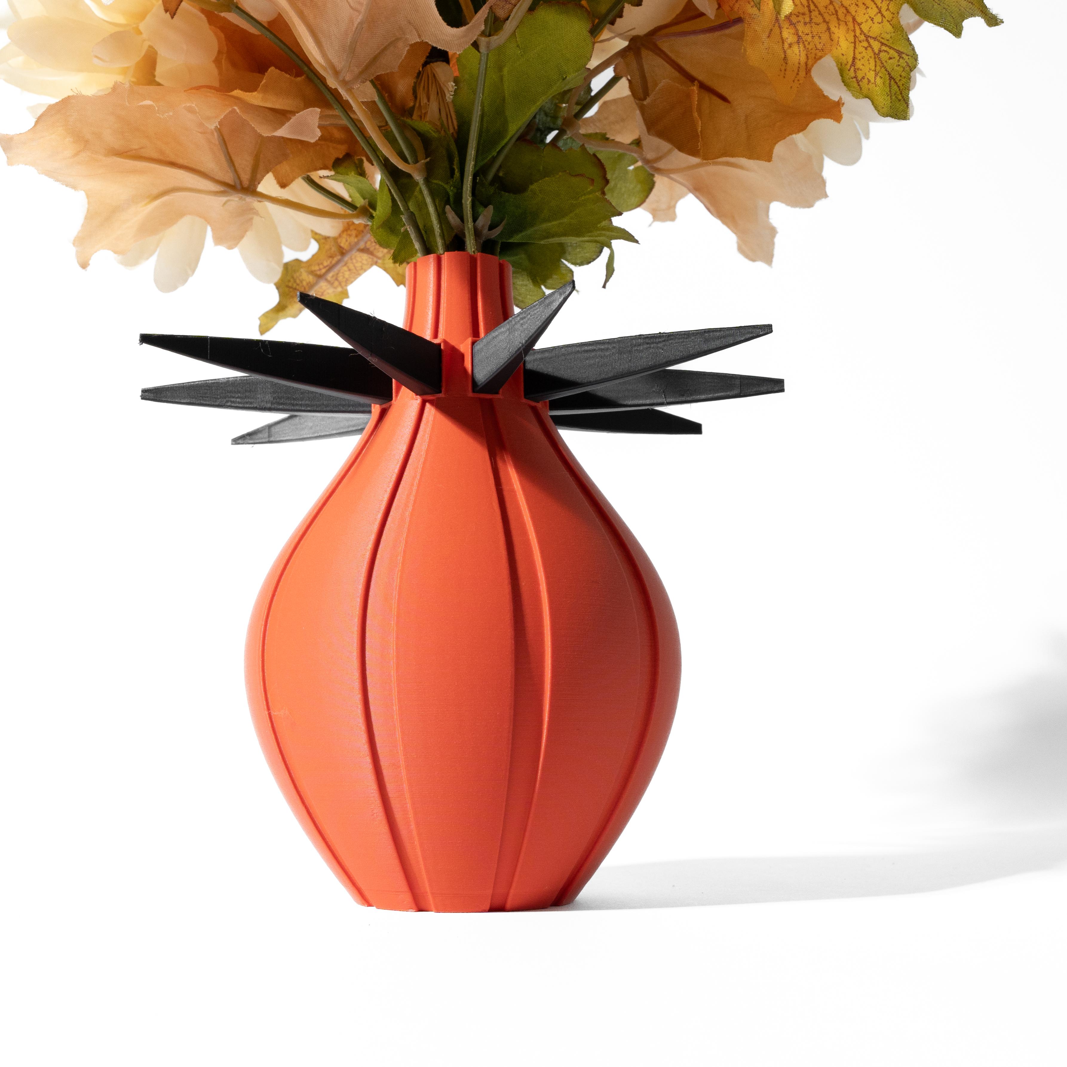 The Maven Vase, Modern and Unique Home Decor for Dried and Preserved Flower Arrangement  | STL File 3d model