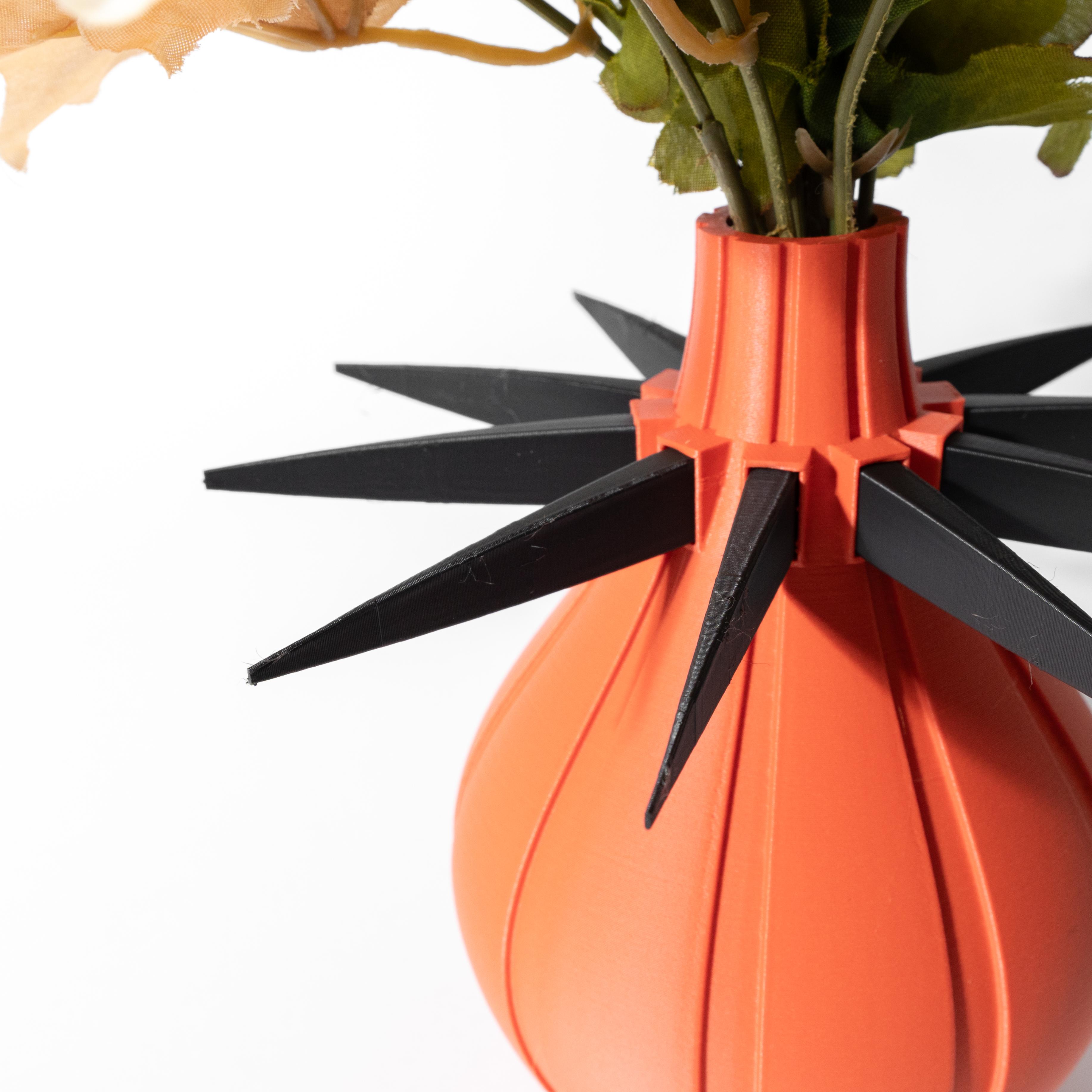 The Maven Vase, Modern and Unique Home Decor for Dried and Preserved Flower Arrangement  | STL File 3d model