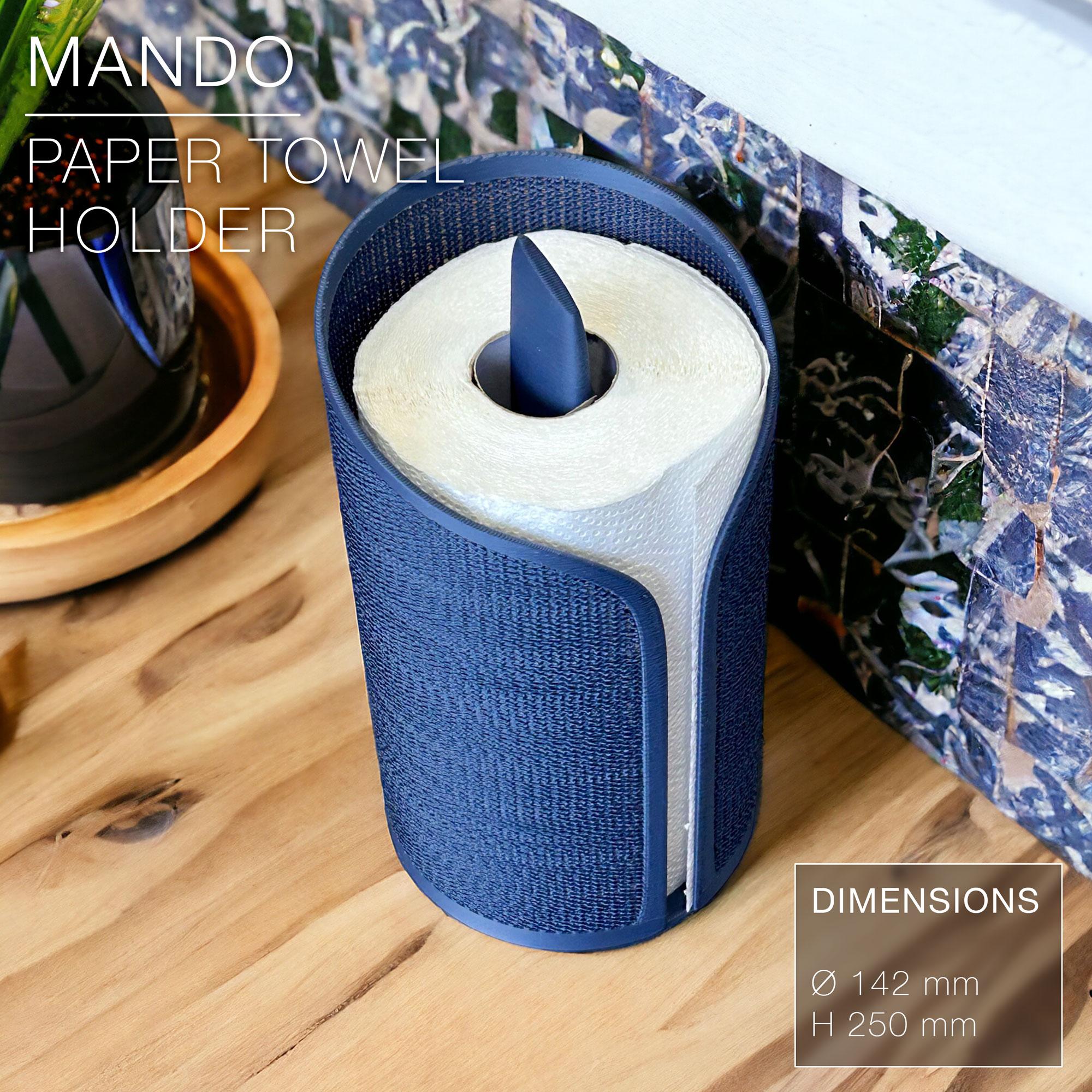 MANDO  |  paper towel roll holder 3d model