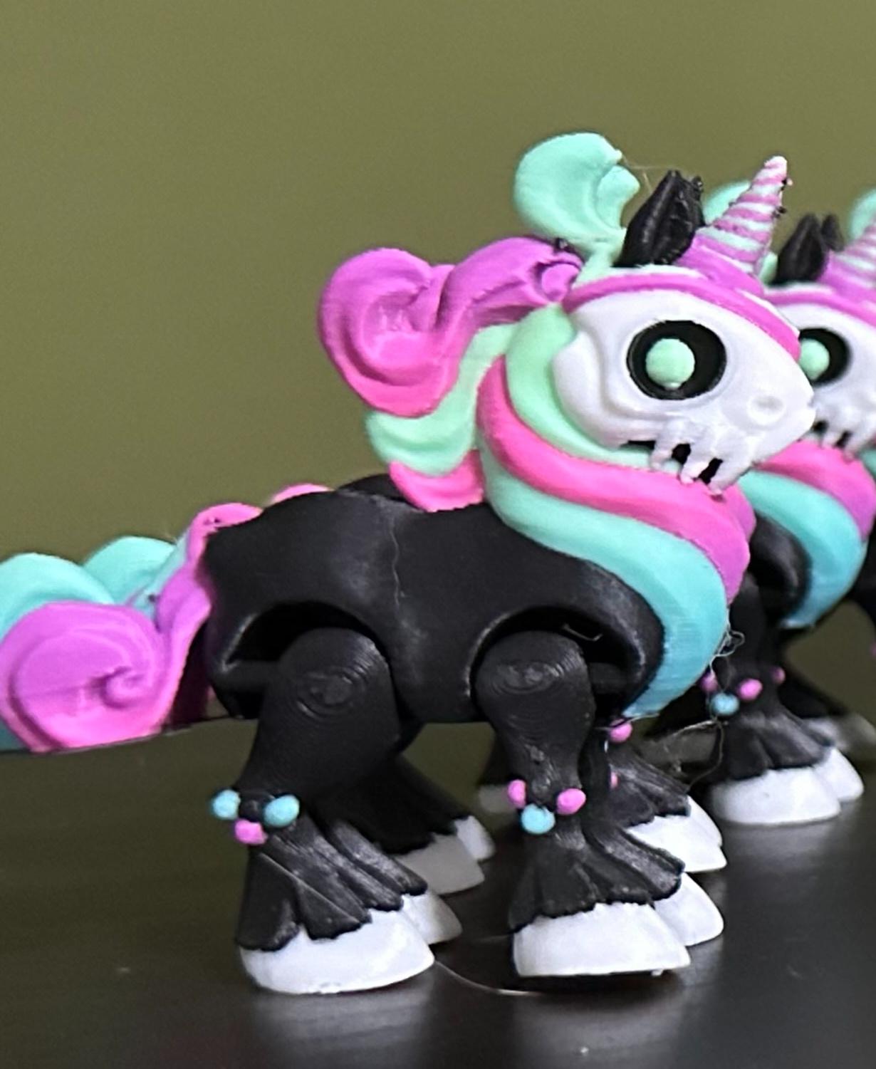 Mini Spooky Unicorn 3d model