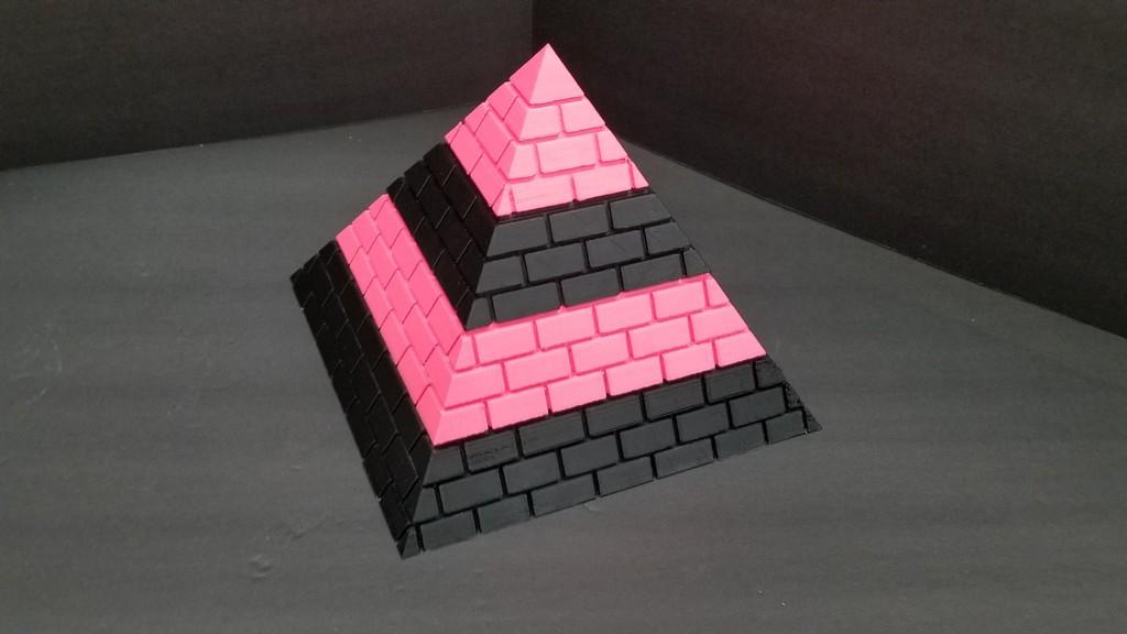 Illuminati Pyramid secret storage box BETTER FIT!!  3d model