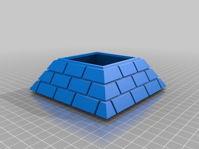 Illuminati Pyramid secret storage box BETTER FIT!!  3d model