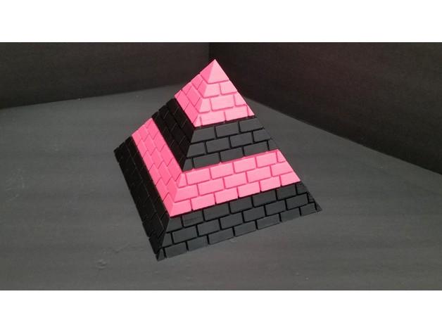 Illuminati Pyramid secret storage box BETTER FIT!!  3d model