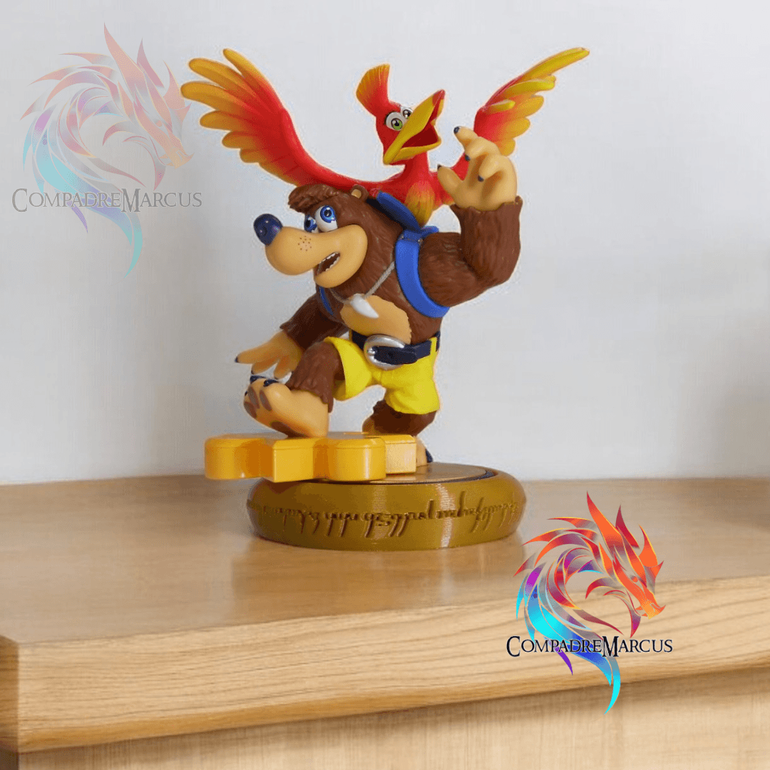 One ring Amiibo display / No supports 3d model