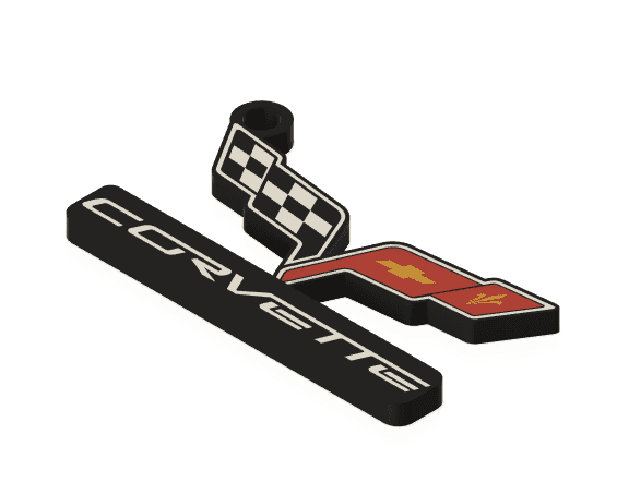 Keychain: Corvette III 3d model