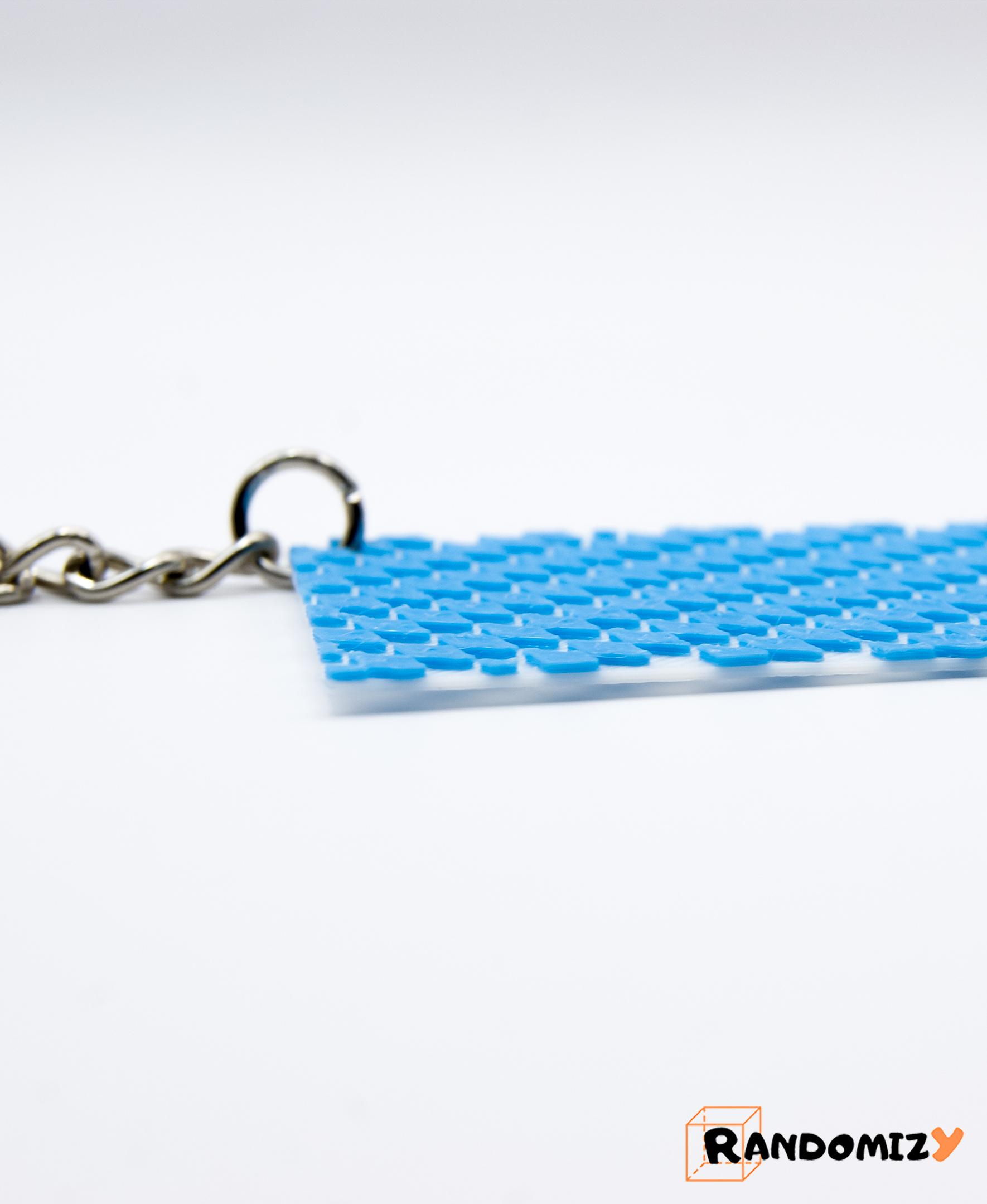 Bavarian Flag (Keychain) 3d model