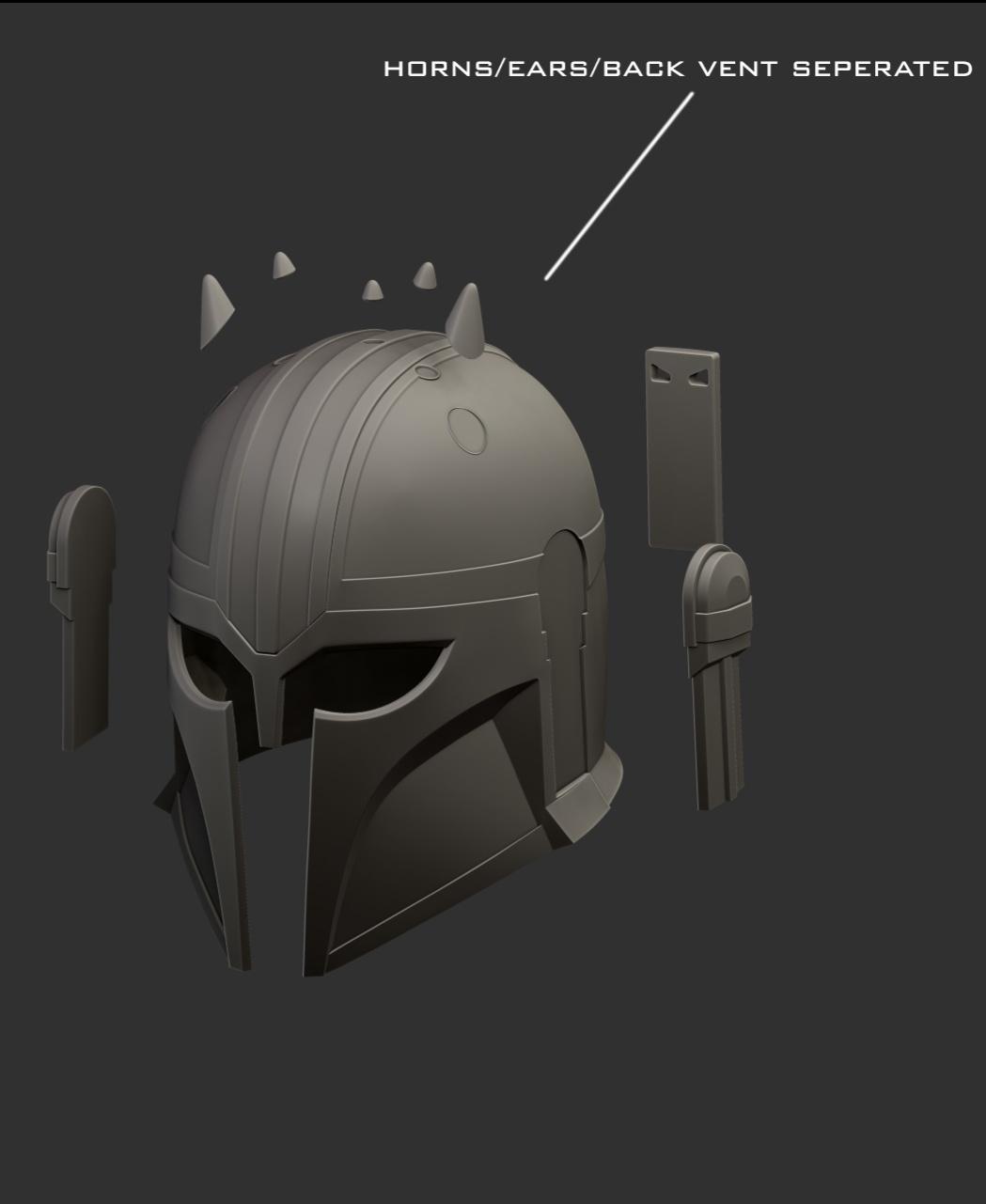 Armorer helmet 3d model