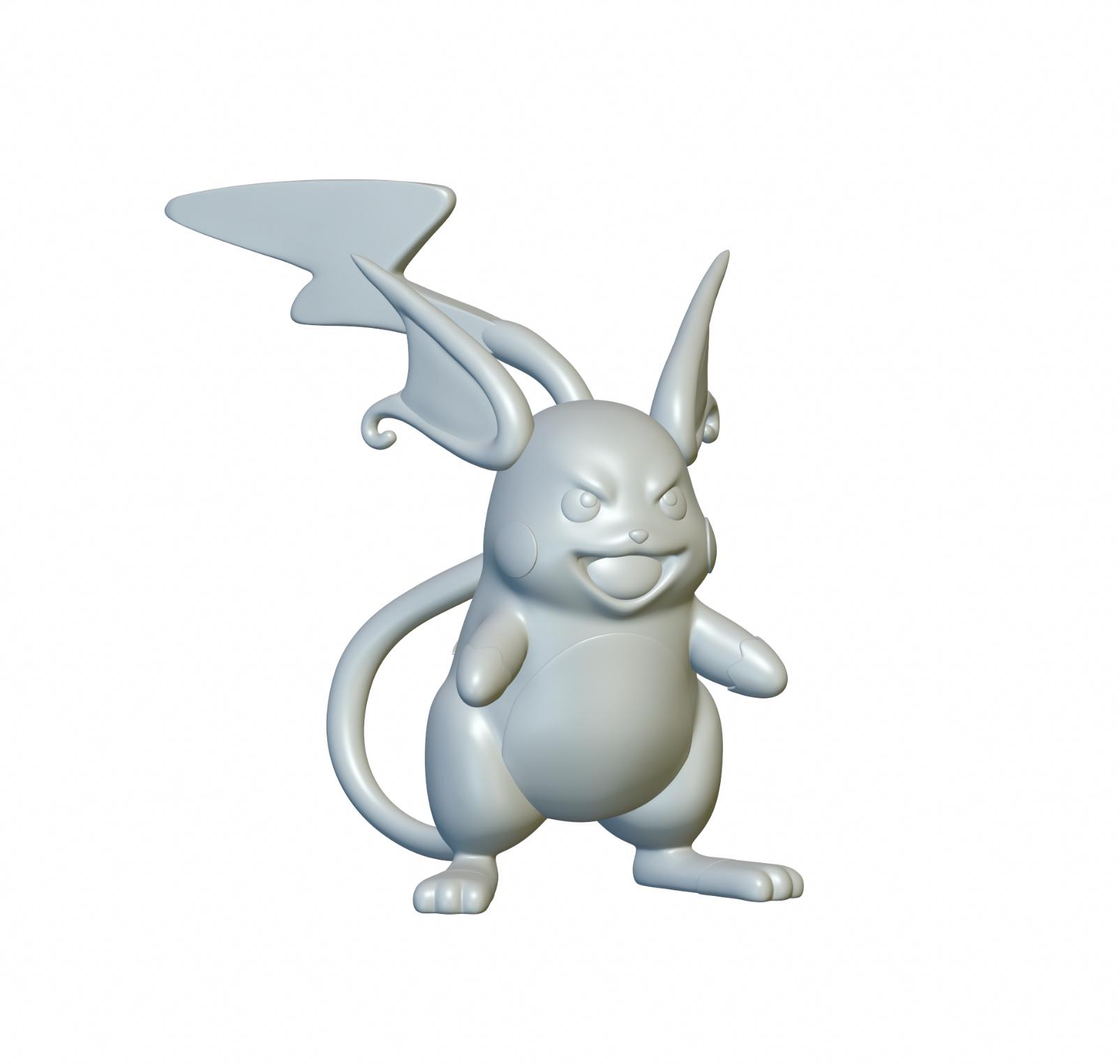 Raichu Pokemon #26 3d model