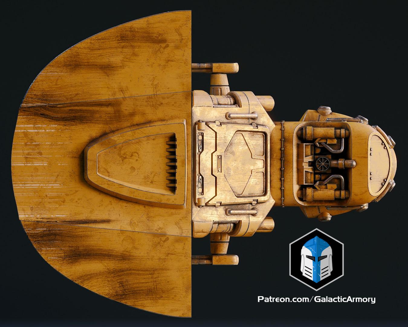1:48 Scale Floating AAT Tank - 3D Print Files 3d model