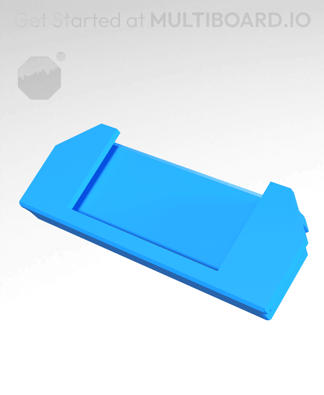 1L - Label Holder - Multibin Insert 3d model