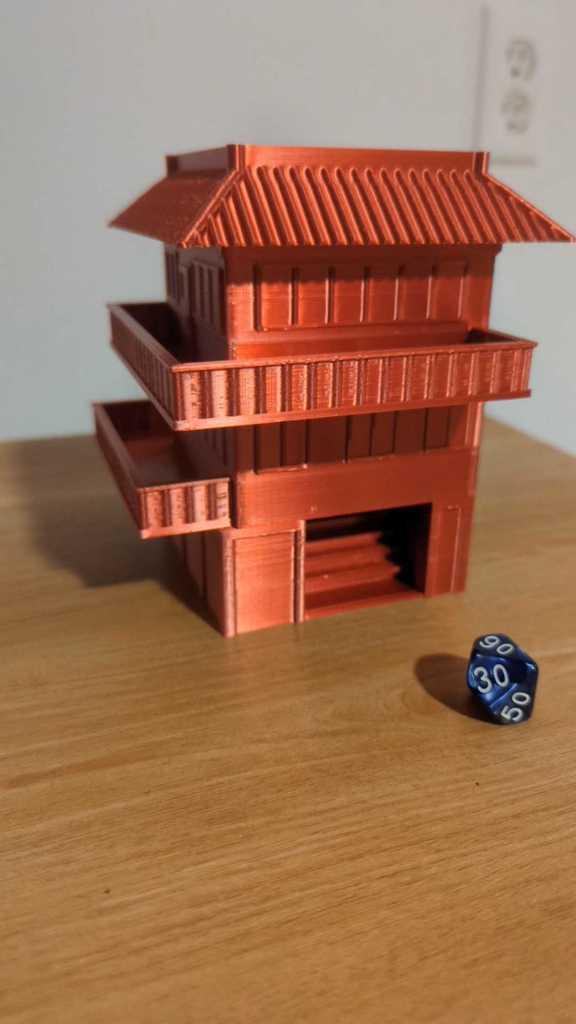 Japanese/Naruto Dice Tower 3d model