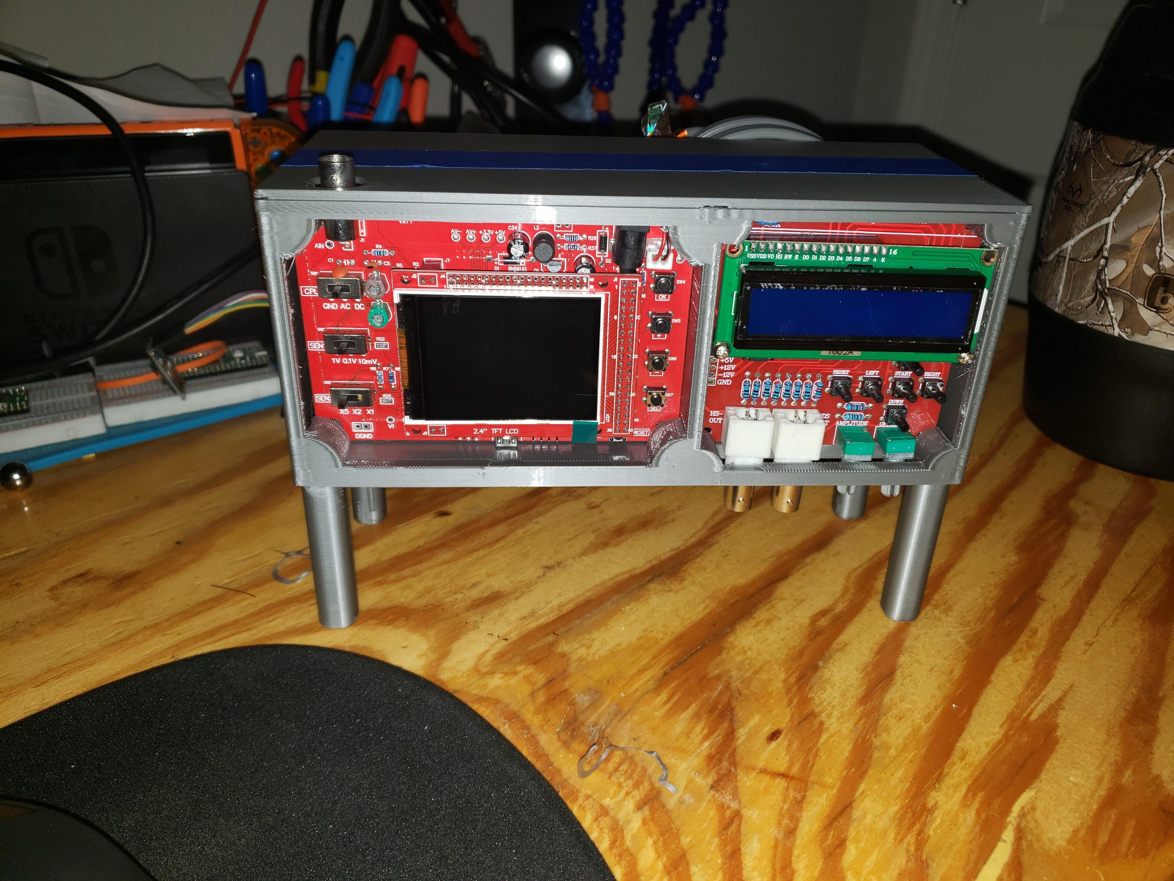 DIY Oscilliscope and Signal Generator Case 3d model