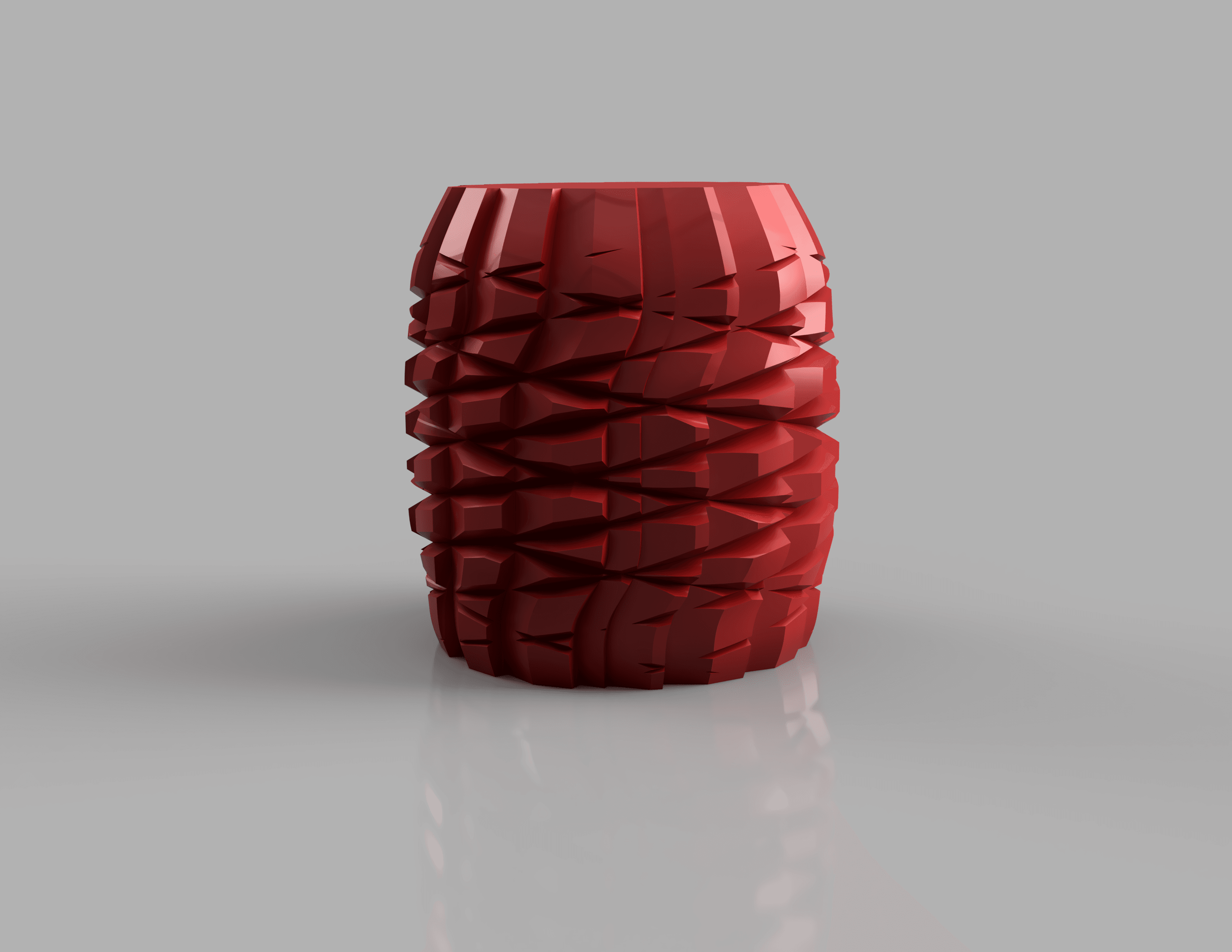Crystal vase V003 3d model